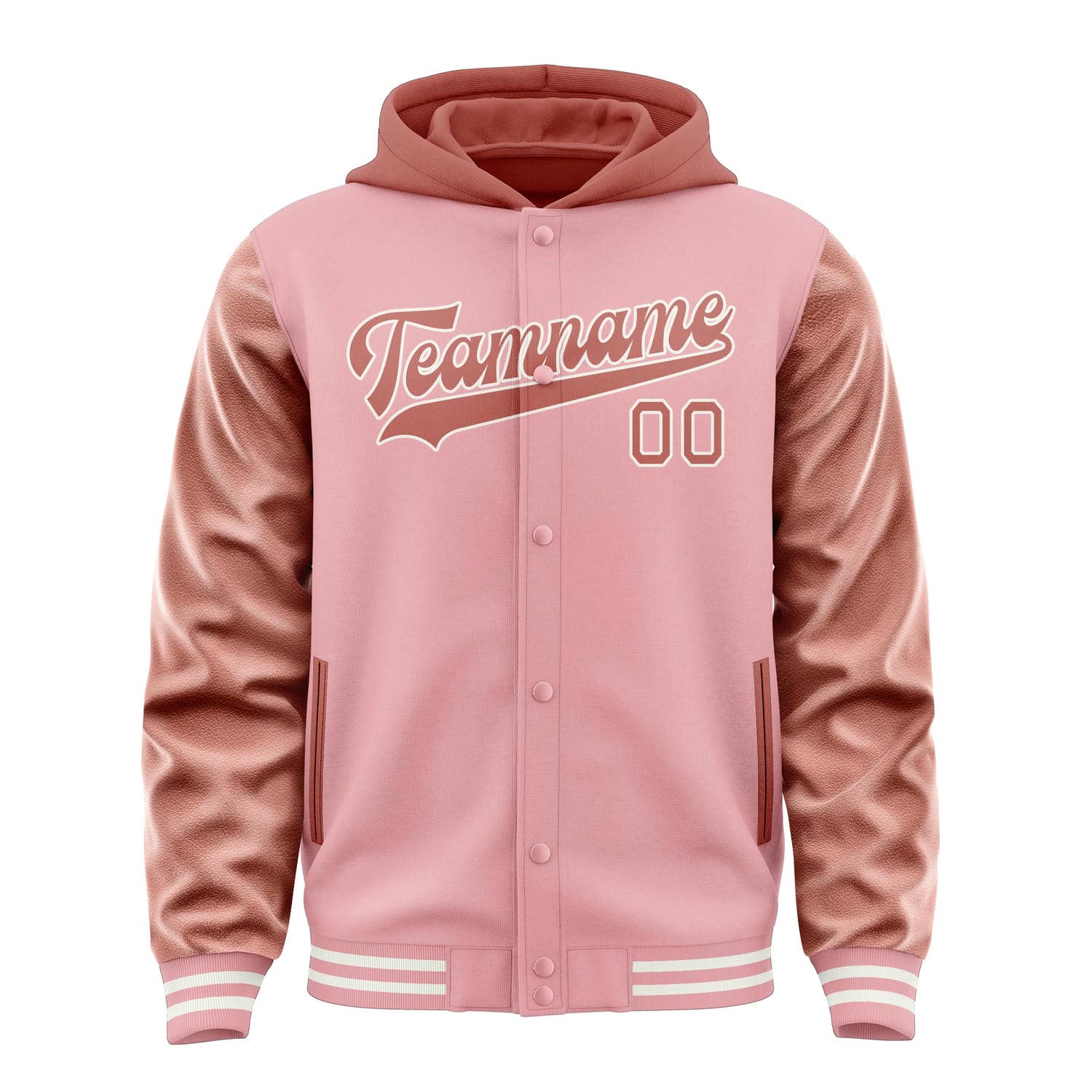Custom Light Pink Copper Rose Jacket