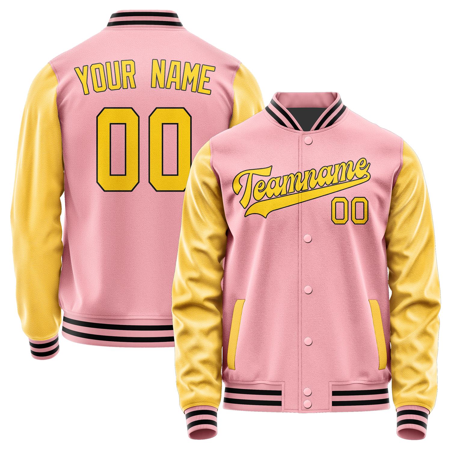 Custom Light Pink Gold Jacket JA2121302117B31730