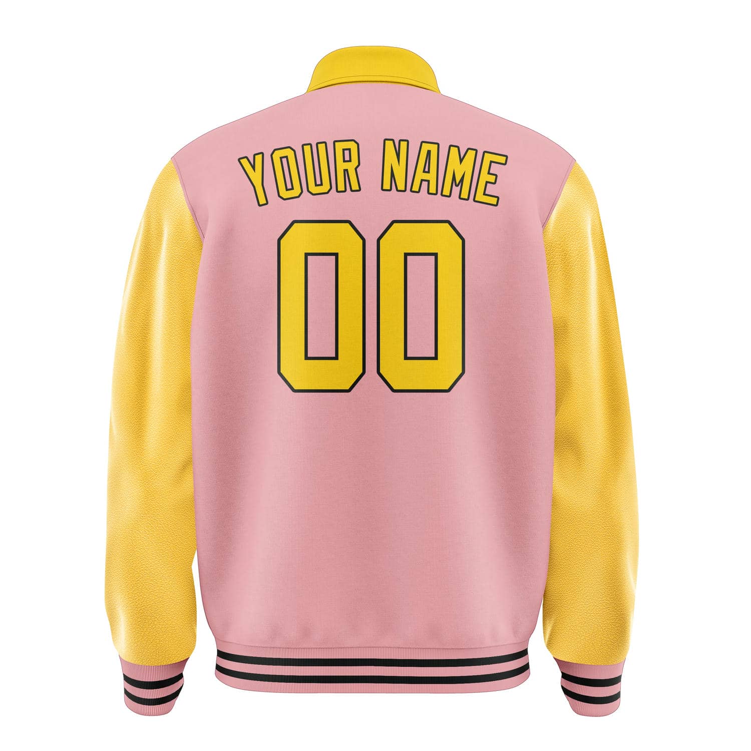 Custom Light Pink Gold Jacket