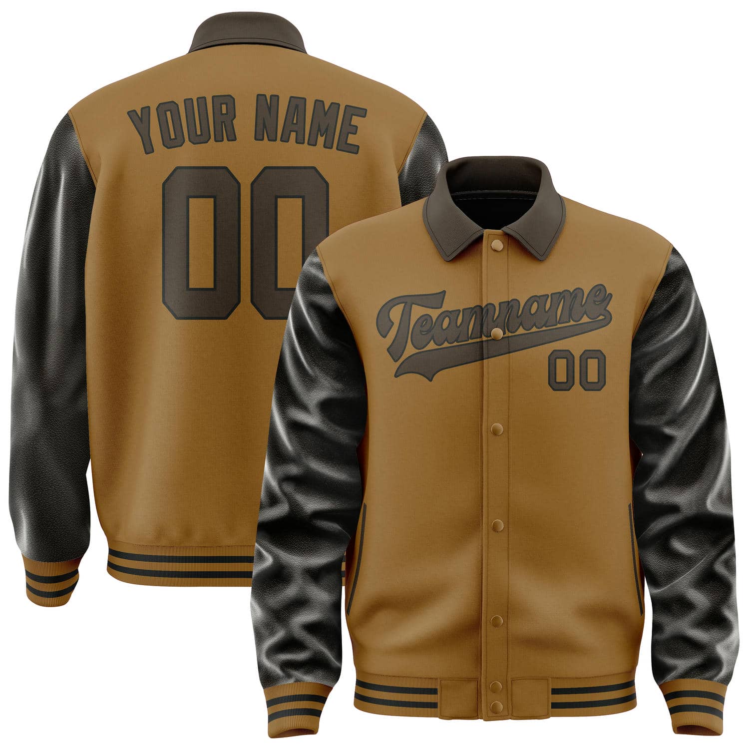 Custom Khaki Brown Jacket