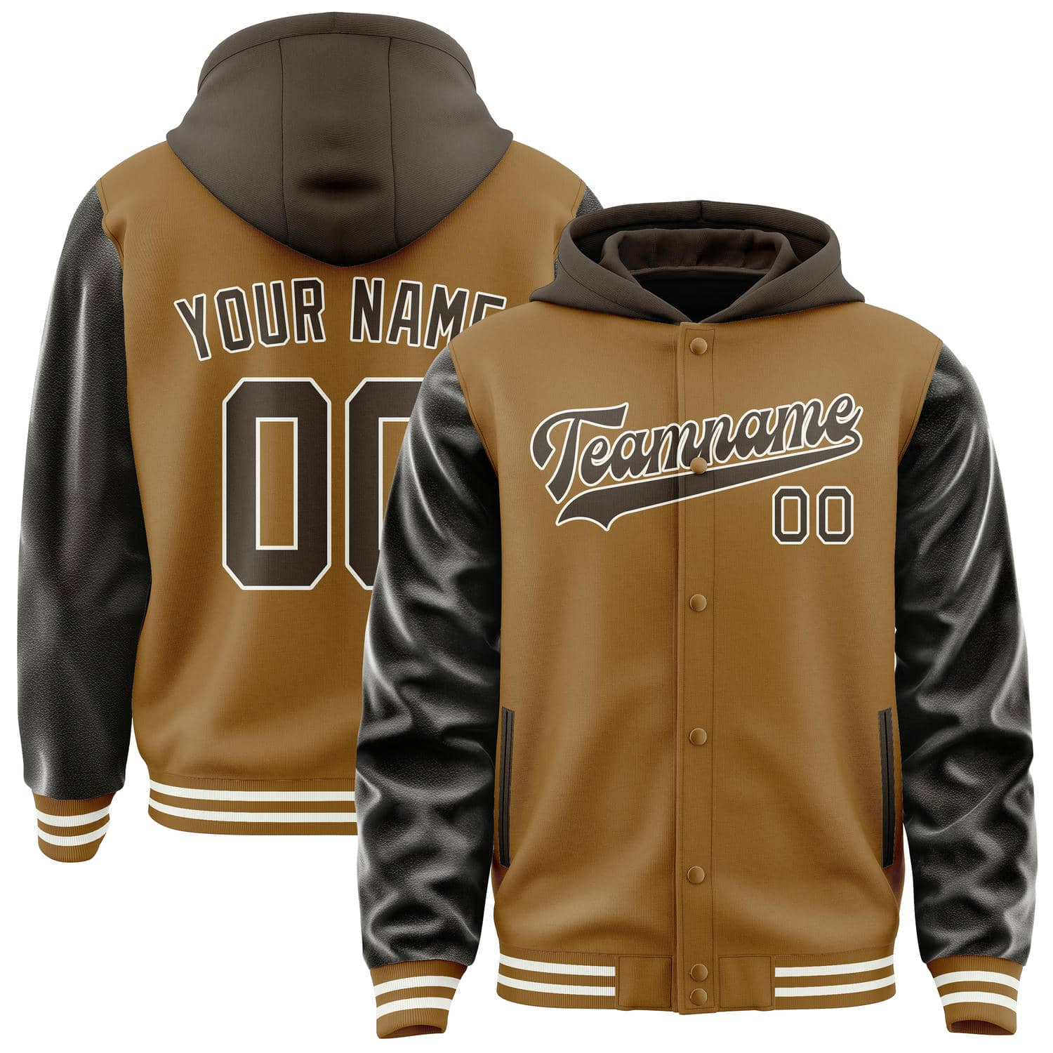 Custom Khaki Brown Jacket