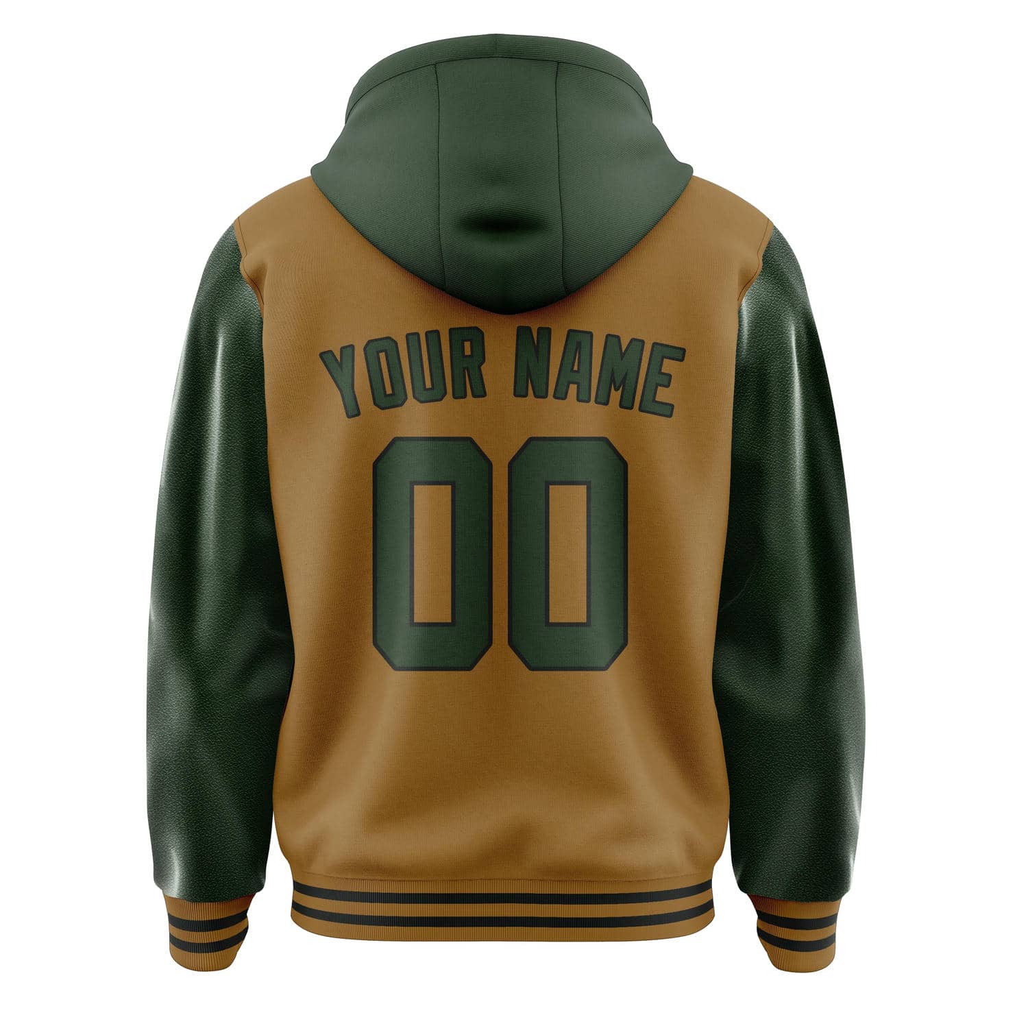 Custom Khaki Dark Green Jacket