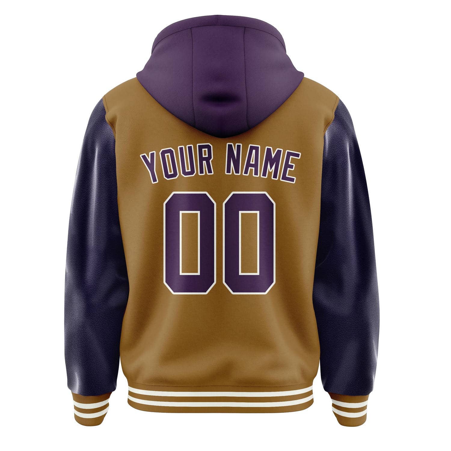 Custom Khaki Purple Jacket