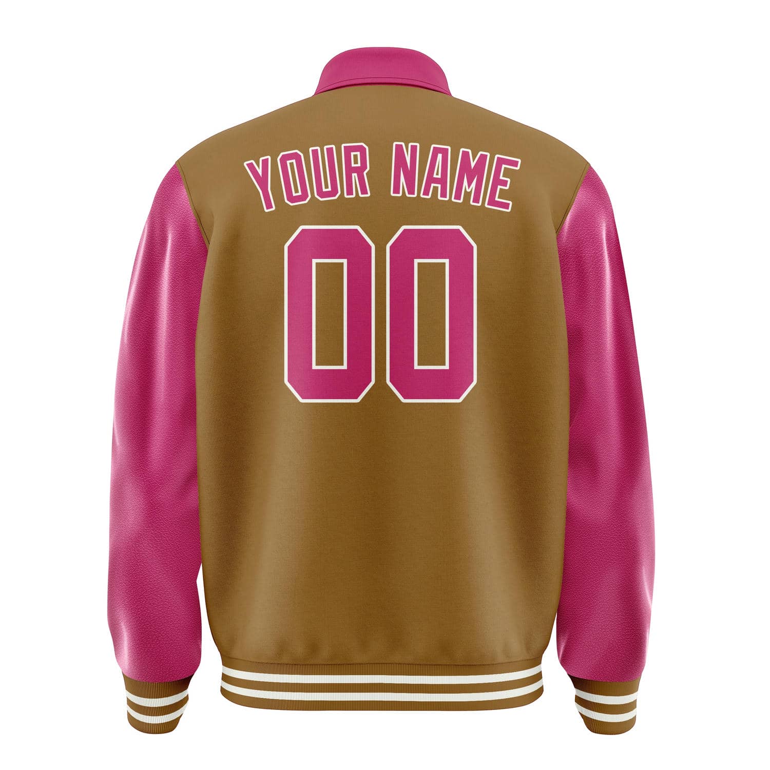 Custom Khaki Pink Jacket