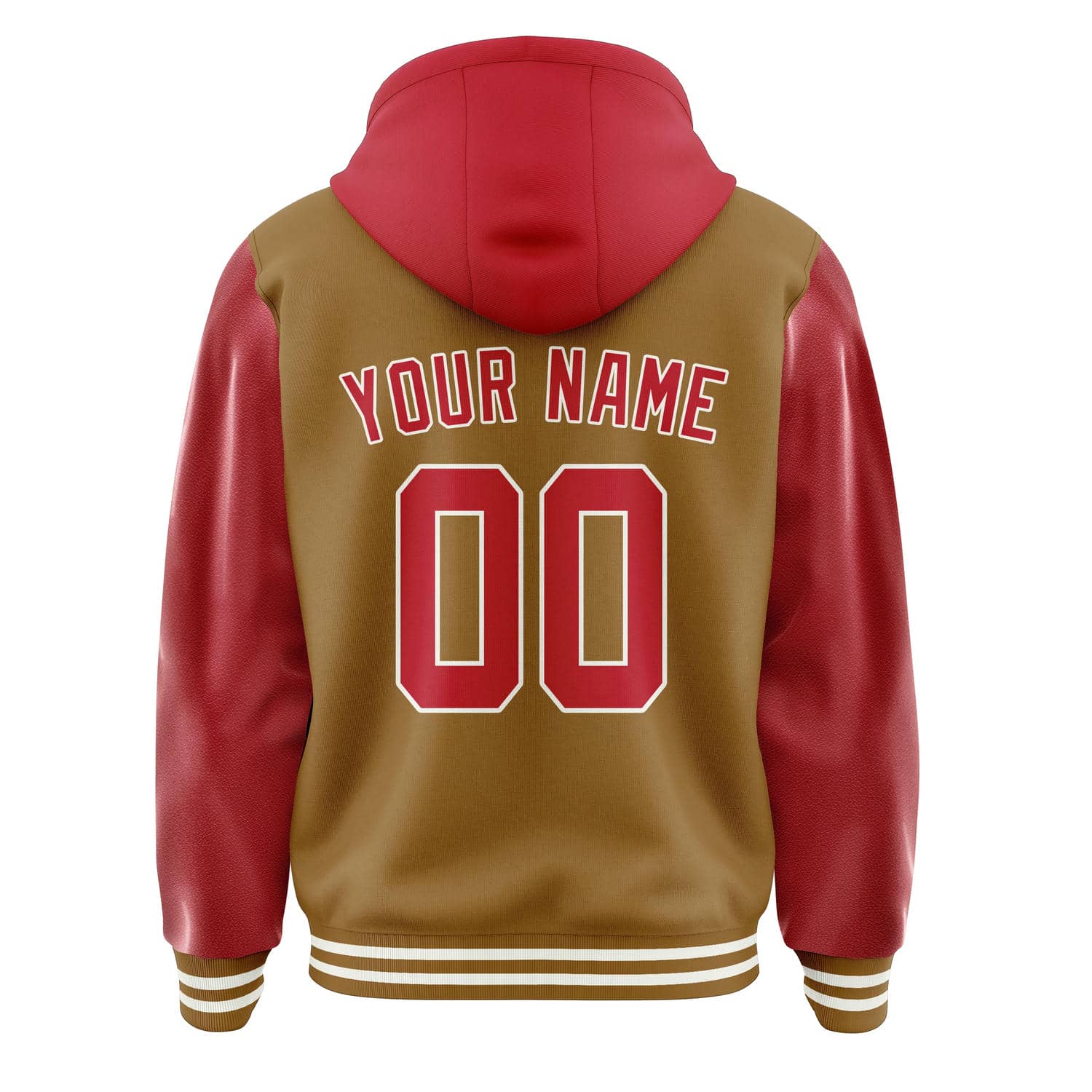 Custom Khaki Red Jacket