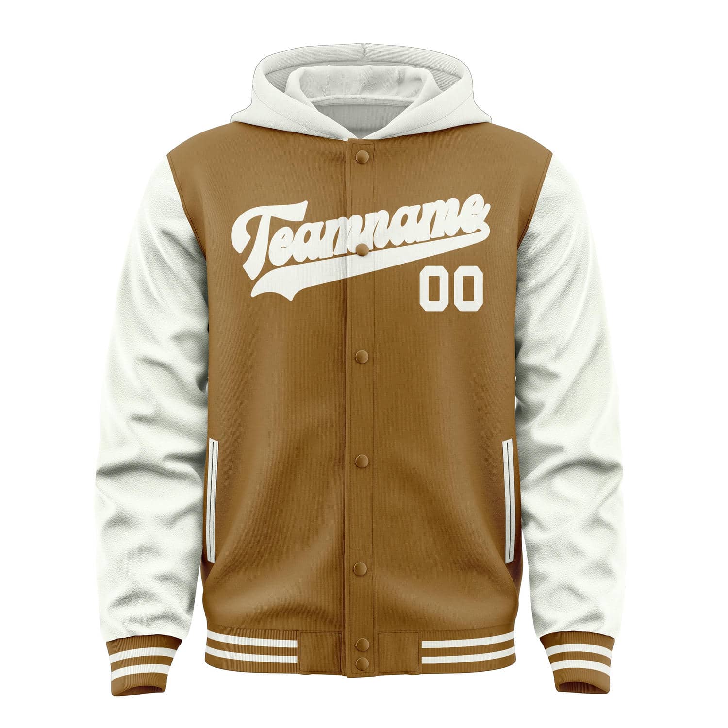 Custom Khaki White Jacket