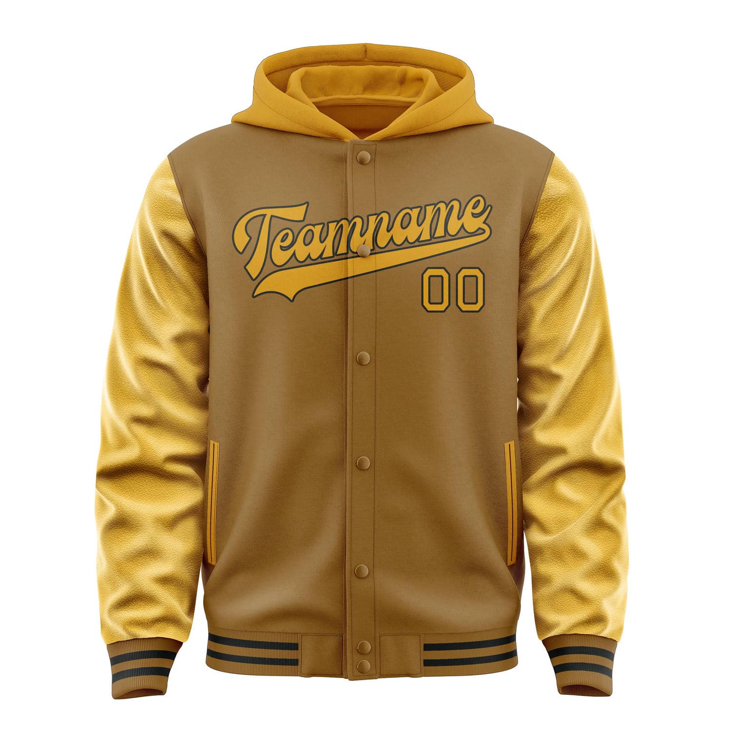 Custom Khaki Yellow Jacket
