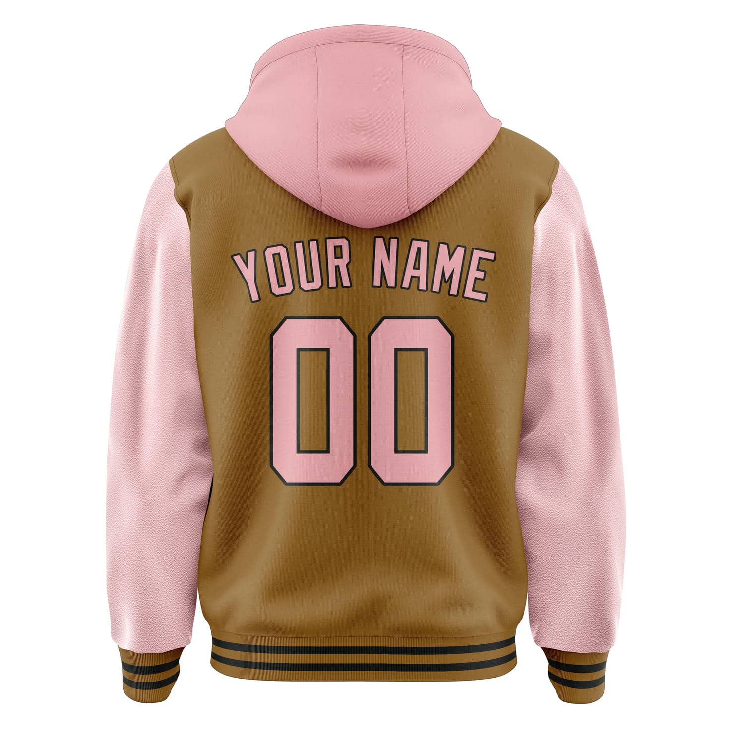 Custom Khaki Light Pink Jacket