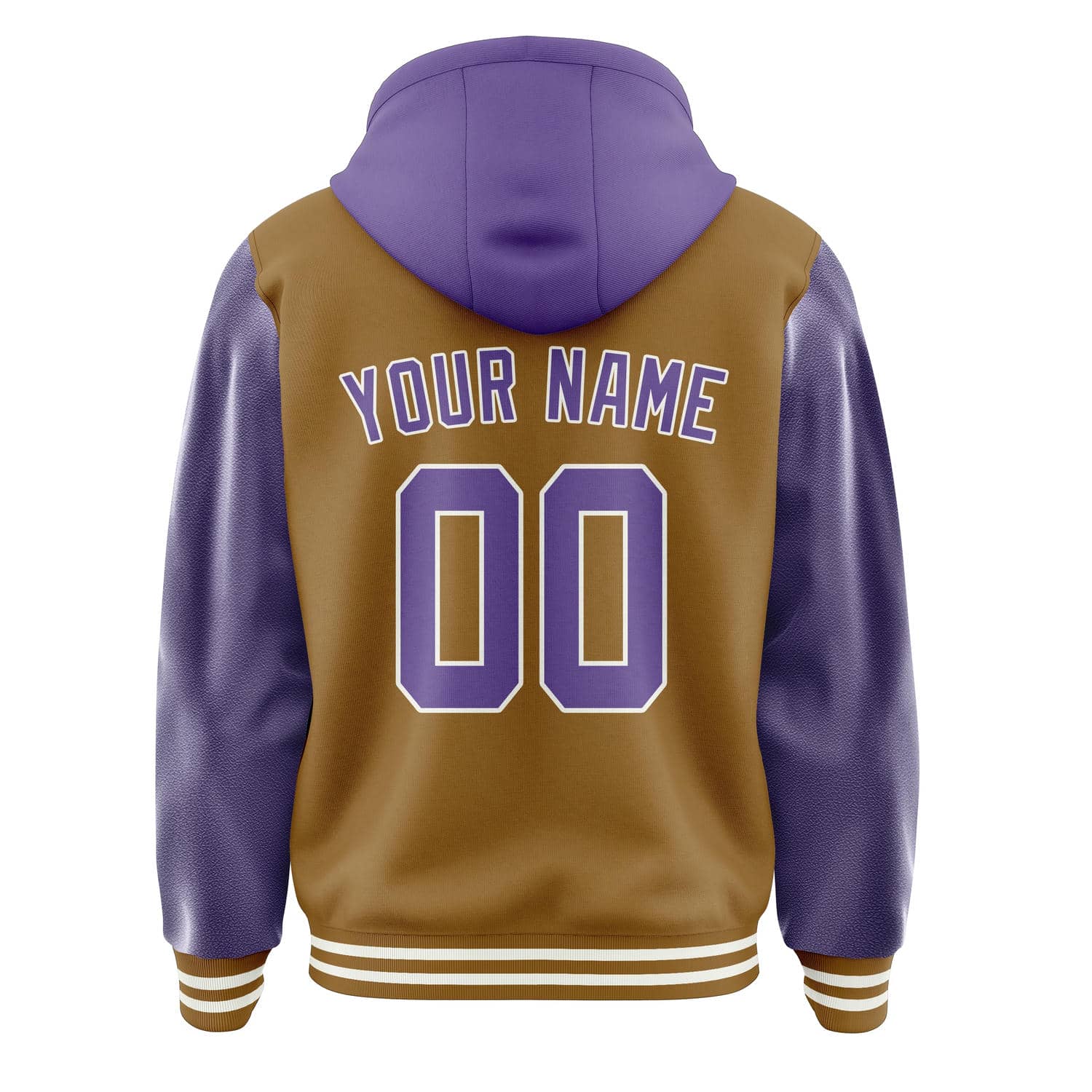 Custom Khaki Light Purple Jacket