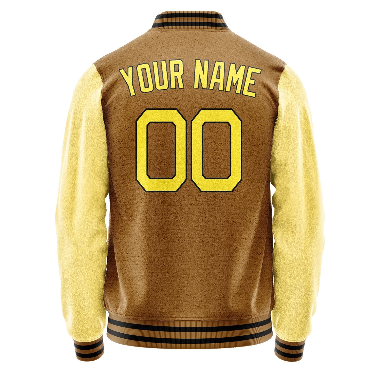 Custom Khaki Light Yellow Jacket JA2222262217B21726