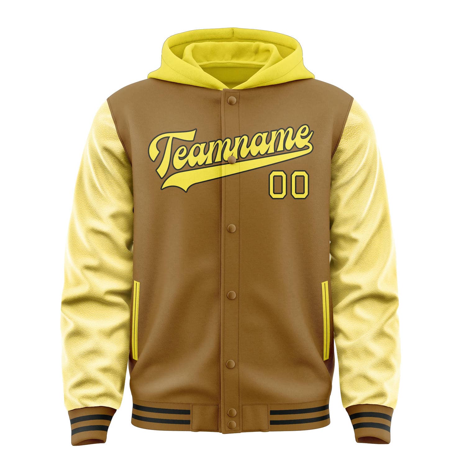 Custom Khaki Light Yellow Jacket