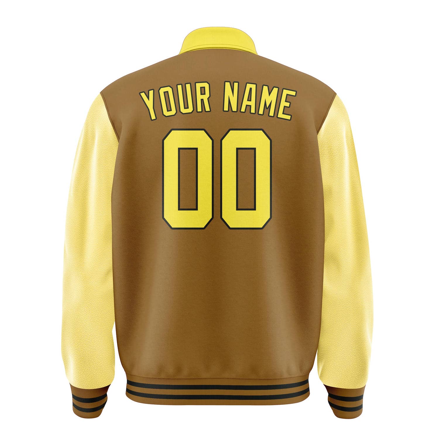 Custom Khaki Light Yellow Jacket