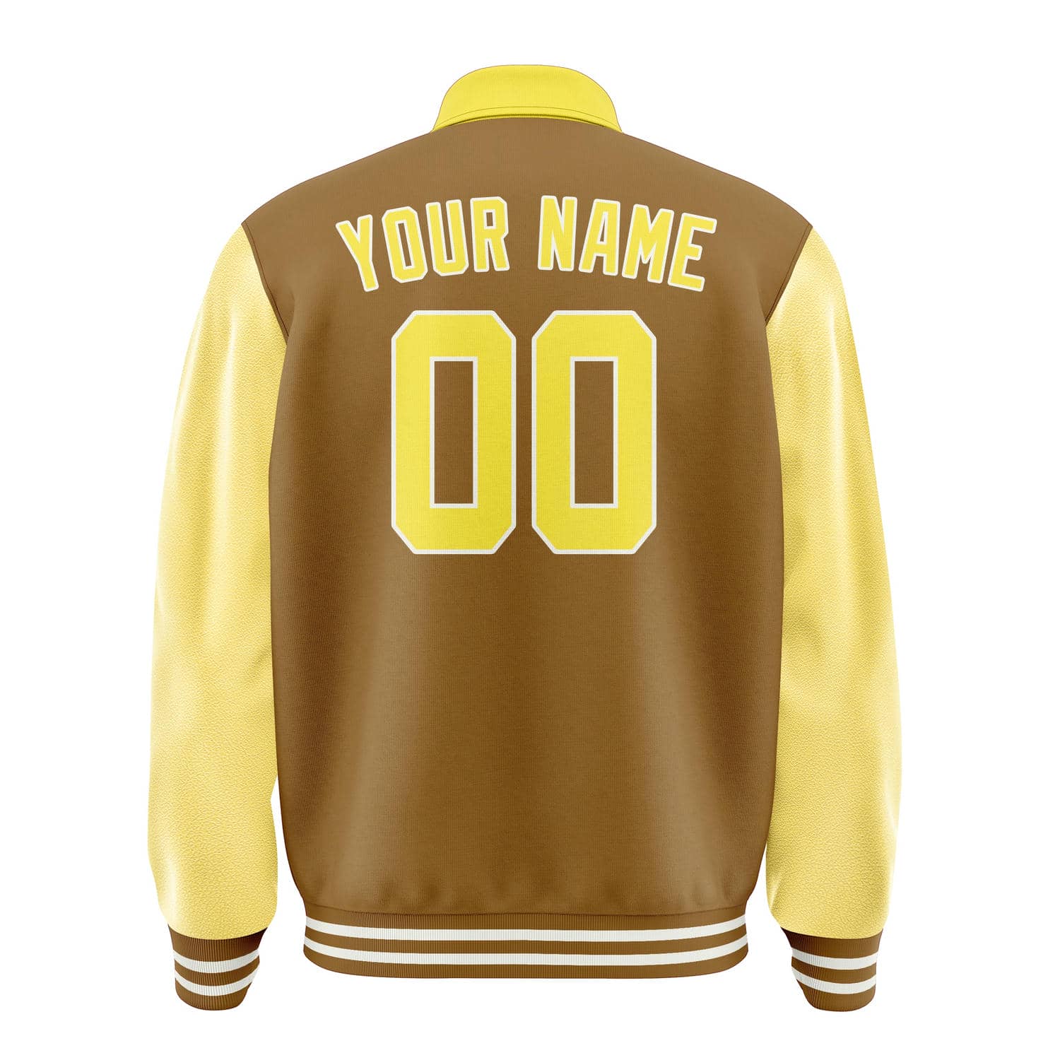 Custom Khaki Light Yellow Jacket