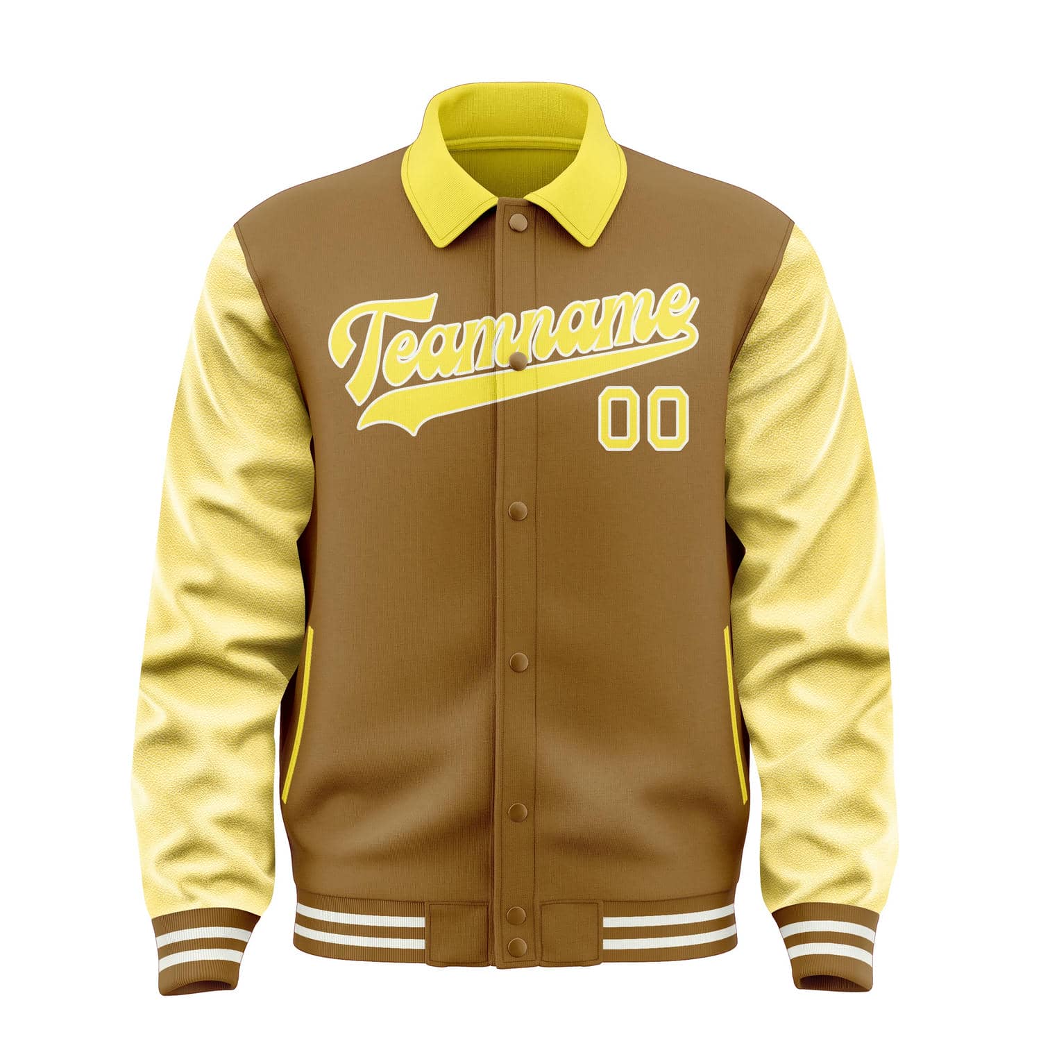 Custom Khaki Light Yellow Jacket