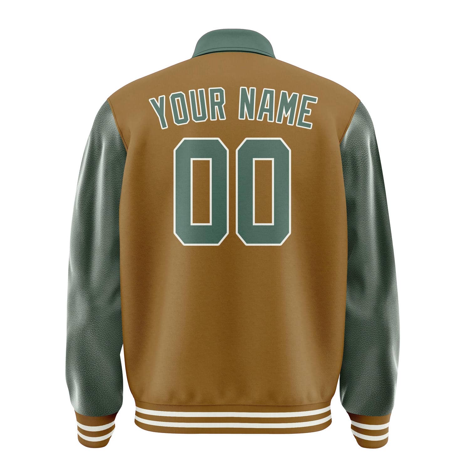 Custom Khaki Blue Green Jacket