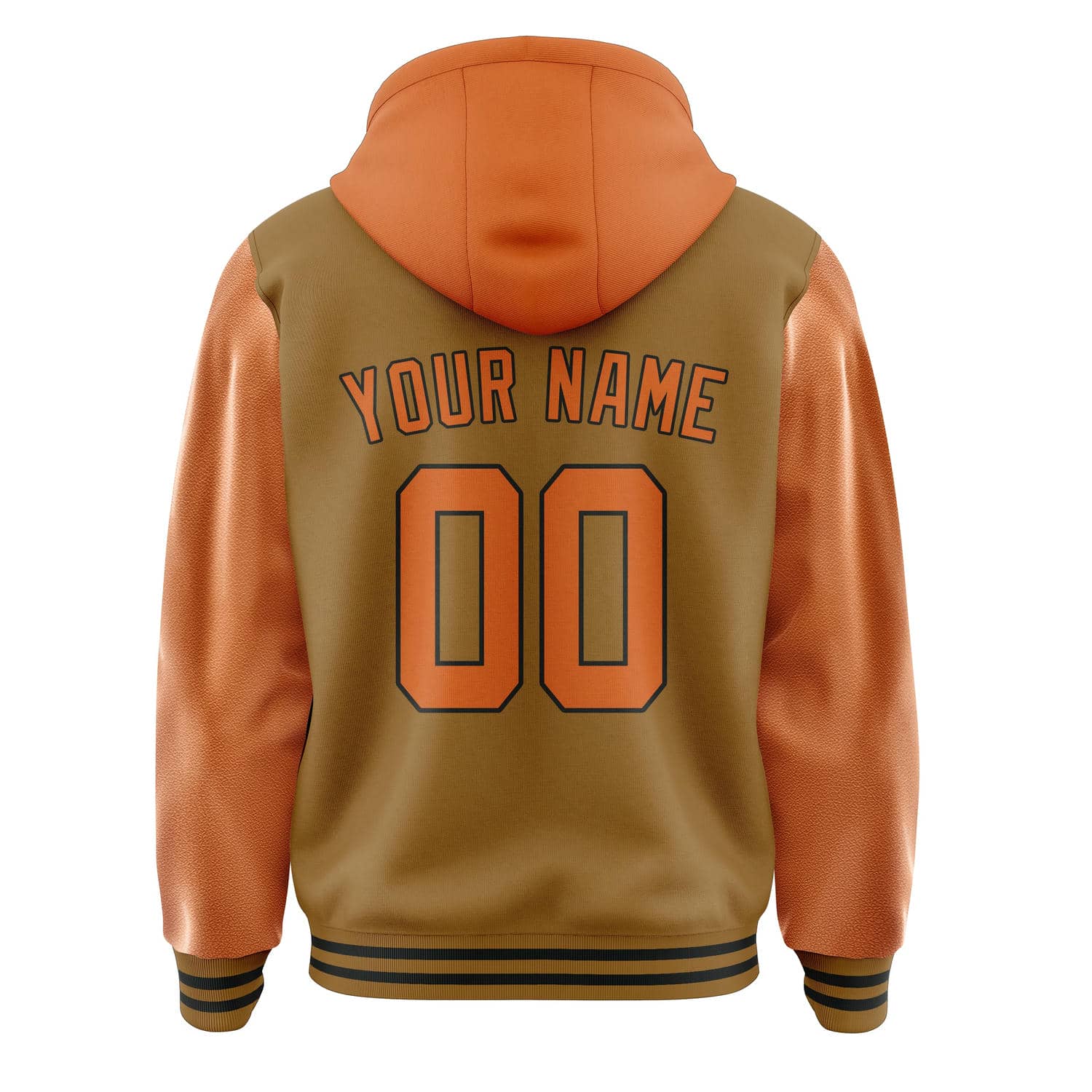 Custom Khaki Orange Jacket