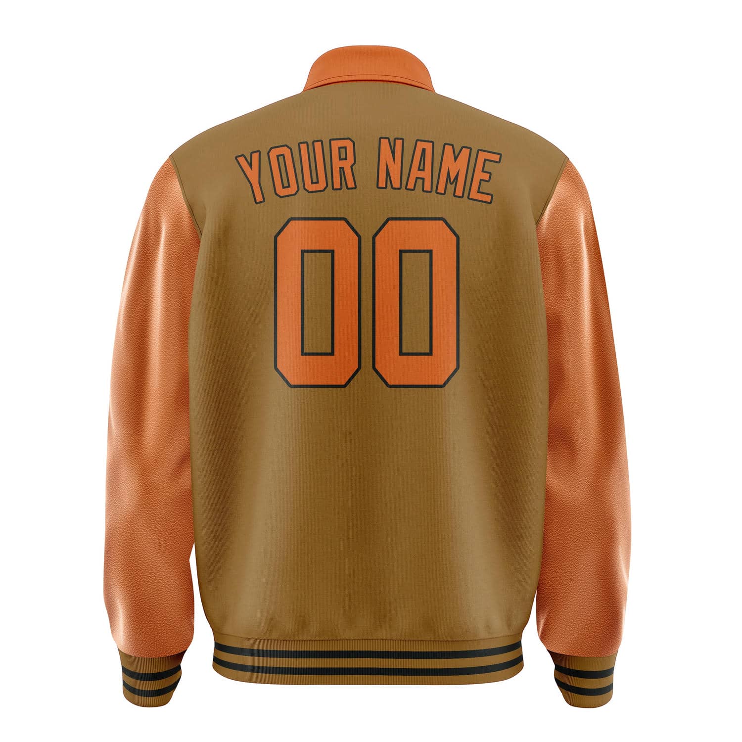 Custom Khaki Orange Jacket