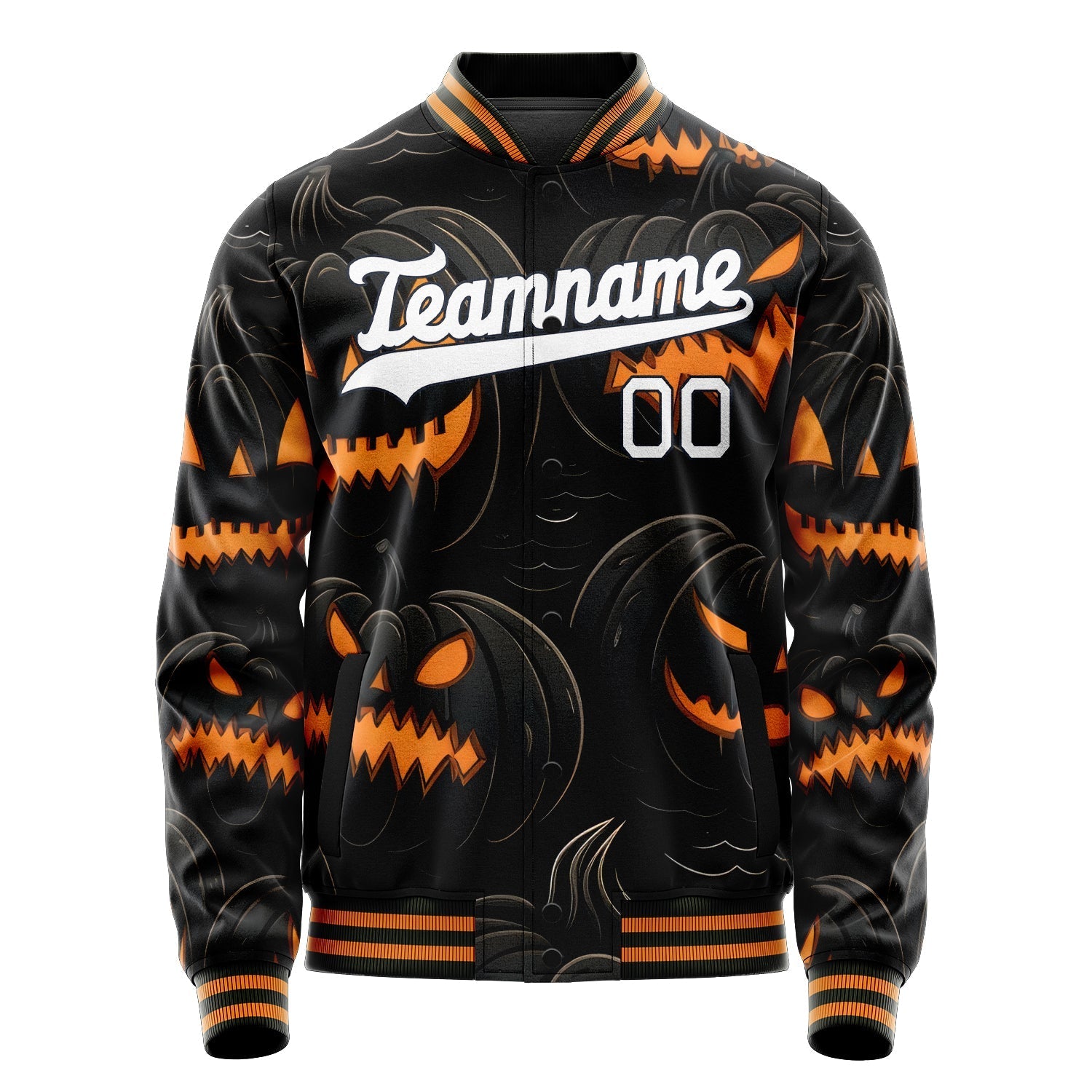 Custom Black Halloween Jacket
