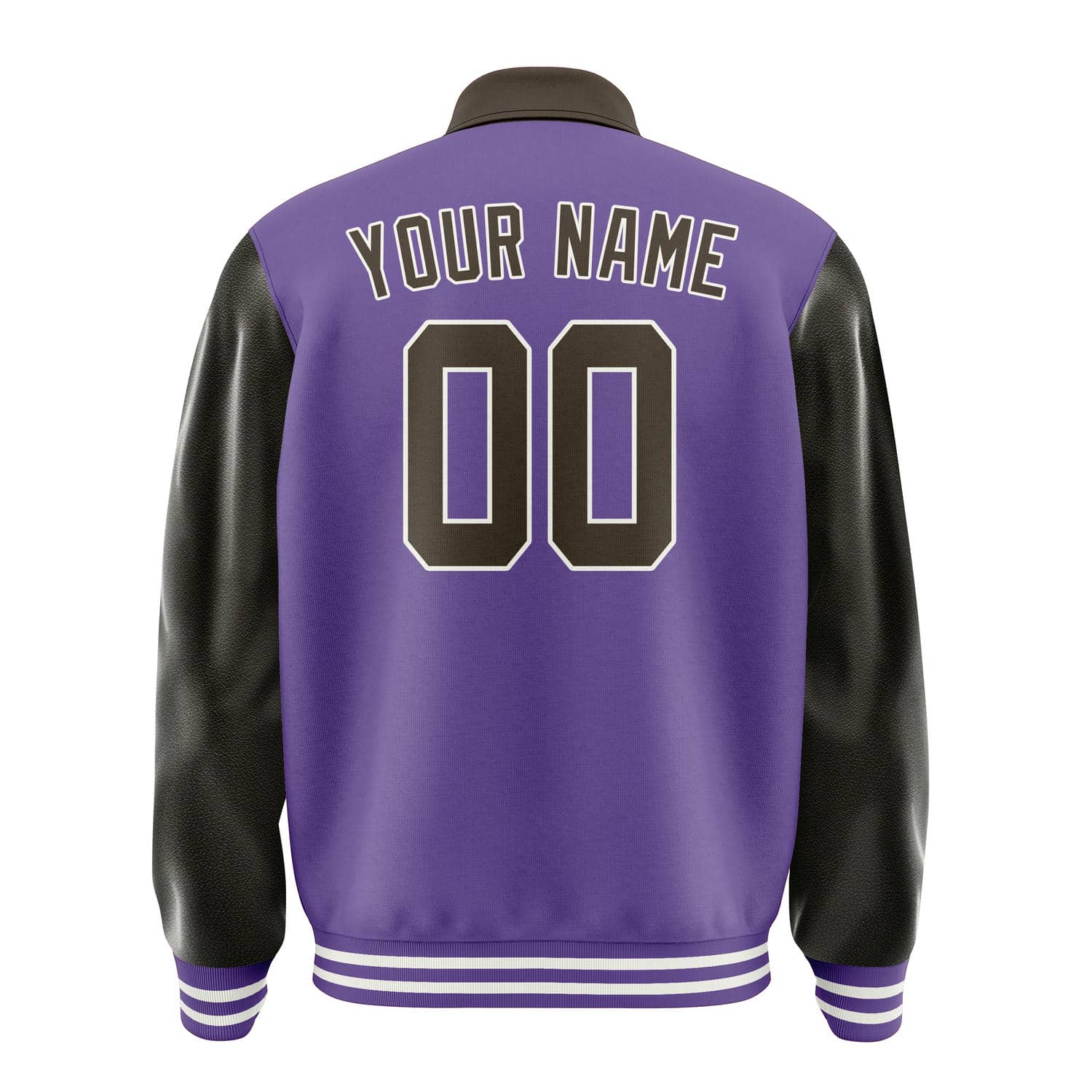 Custom Light Purple Brown Jacket