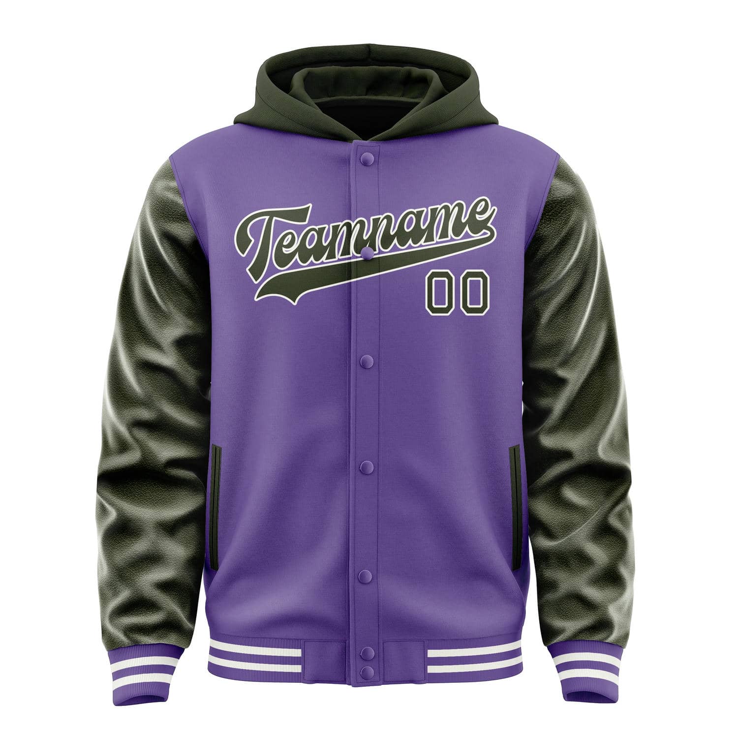 Custom Light Purple Olive Jacket