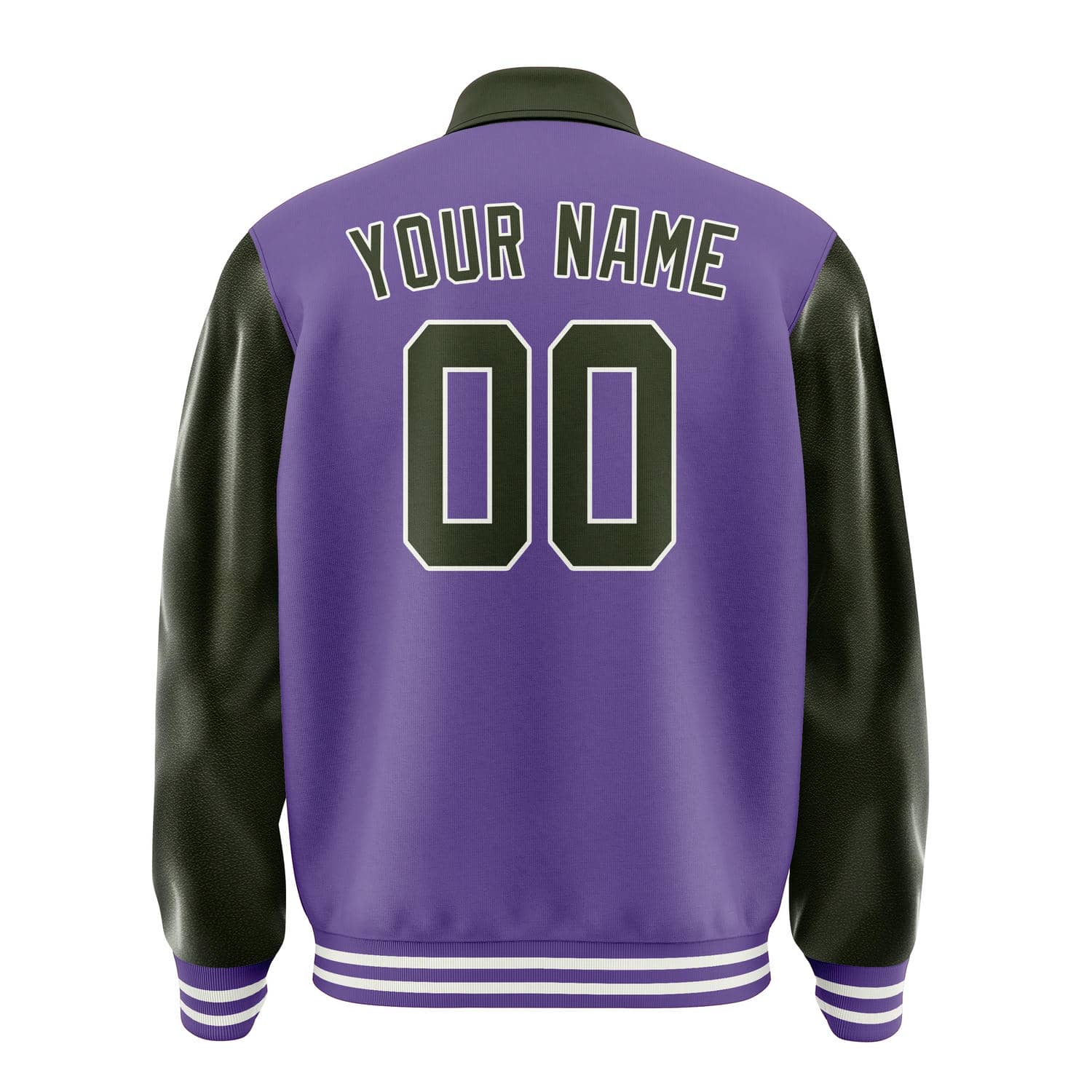 Custom Light Purple Olive Jacket