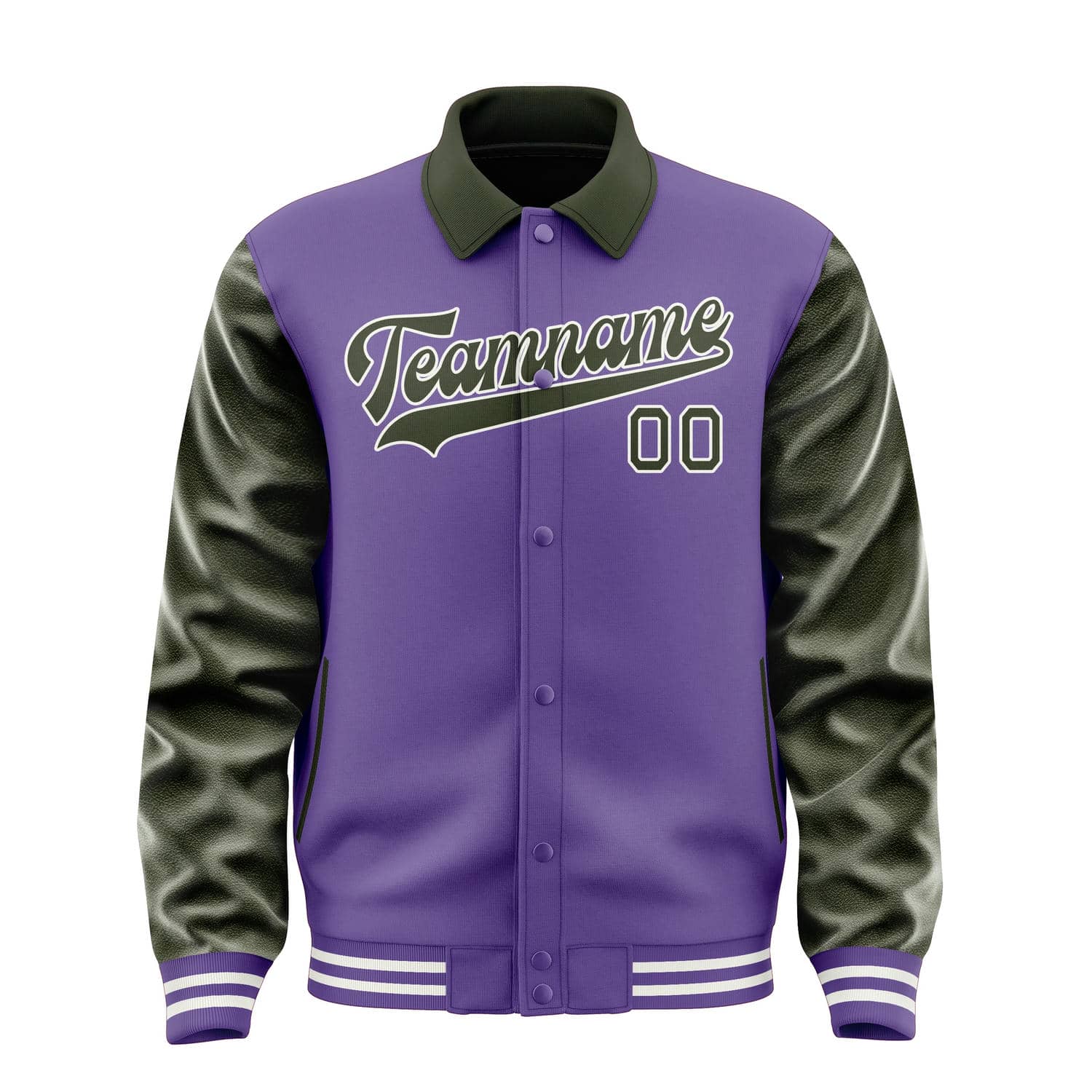 Custom Light Purple Olive Jacket