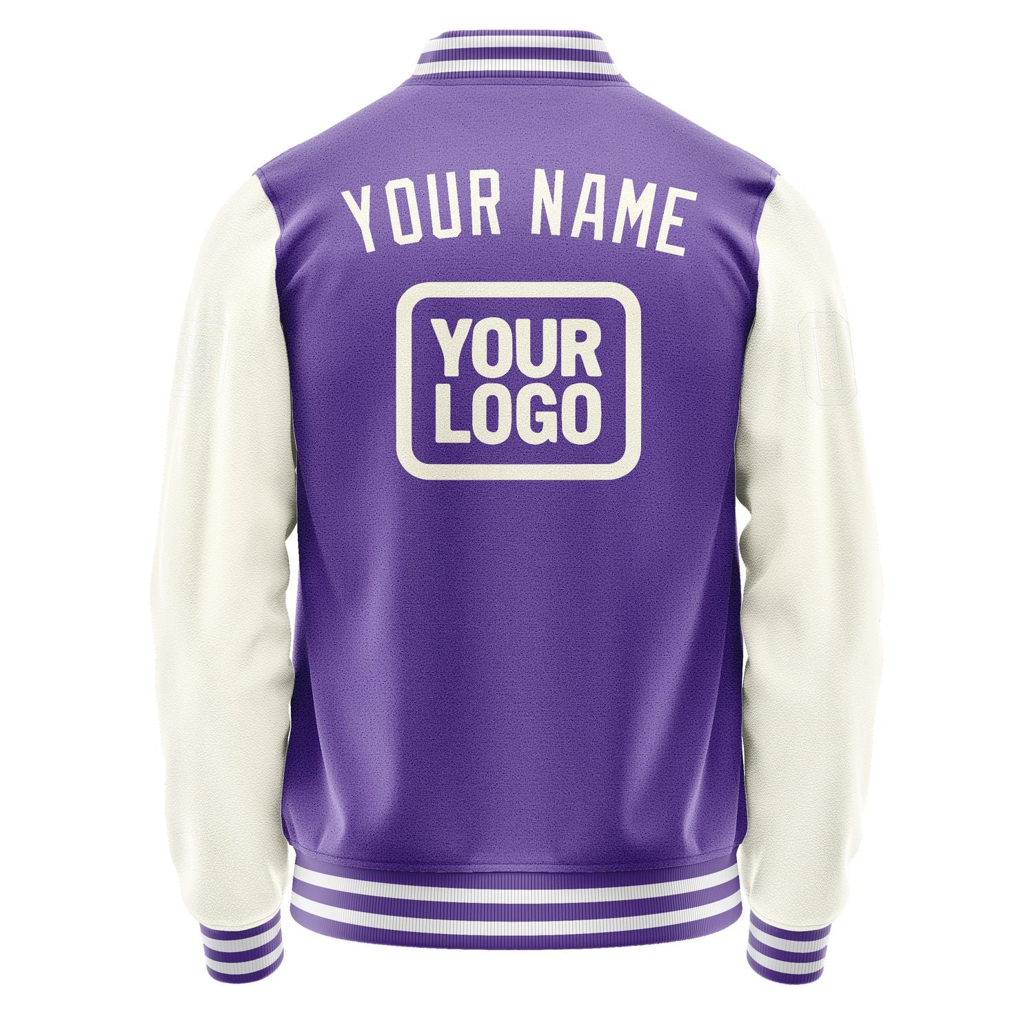 Custom Light Purple Cream Jacket JA232303231818030318