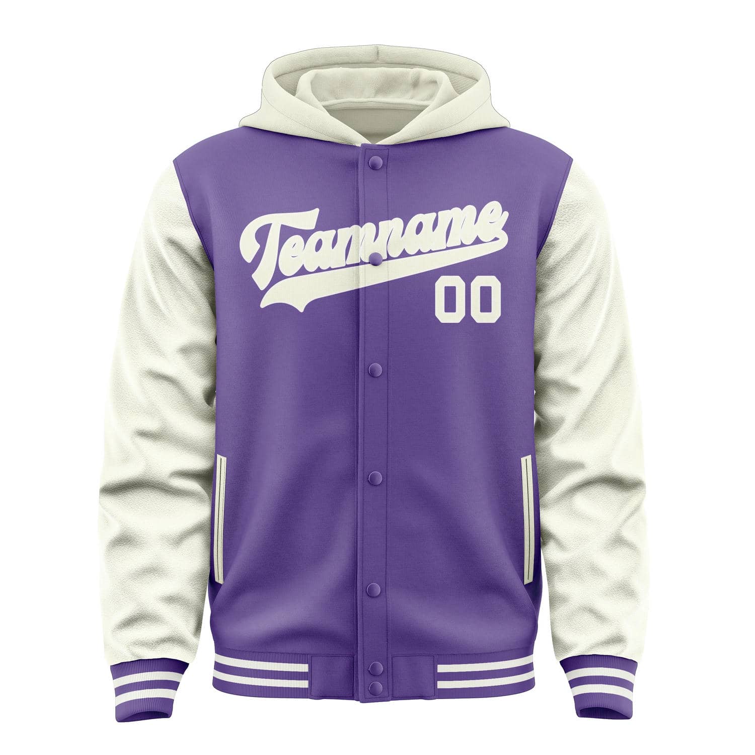 Custom Light Purple Cream Jacket