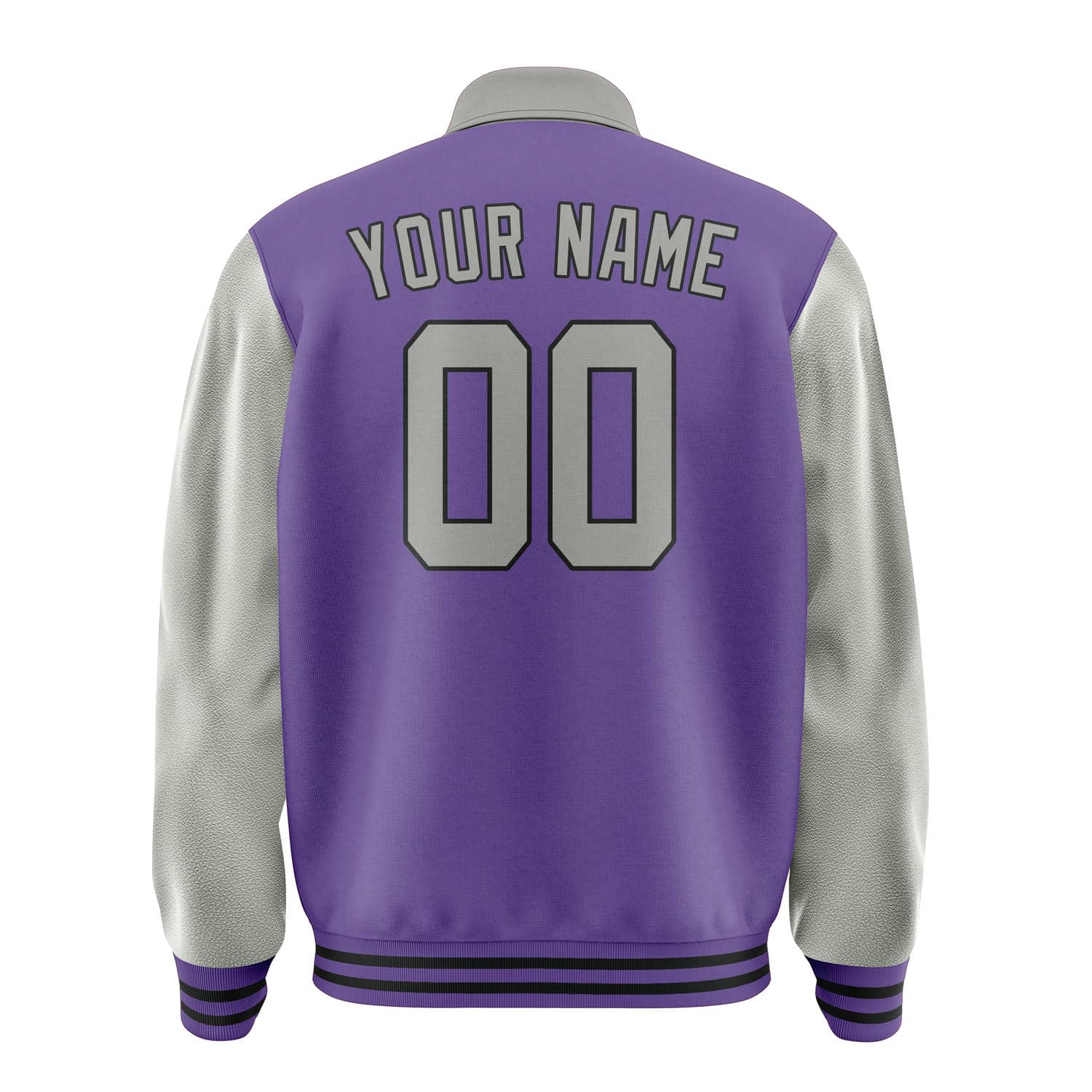 Custom Light Purple Gray Jacket