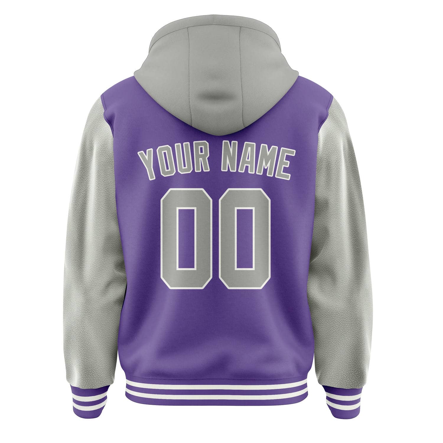 Custom Light Purple Gray Jacket