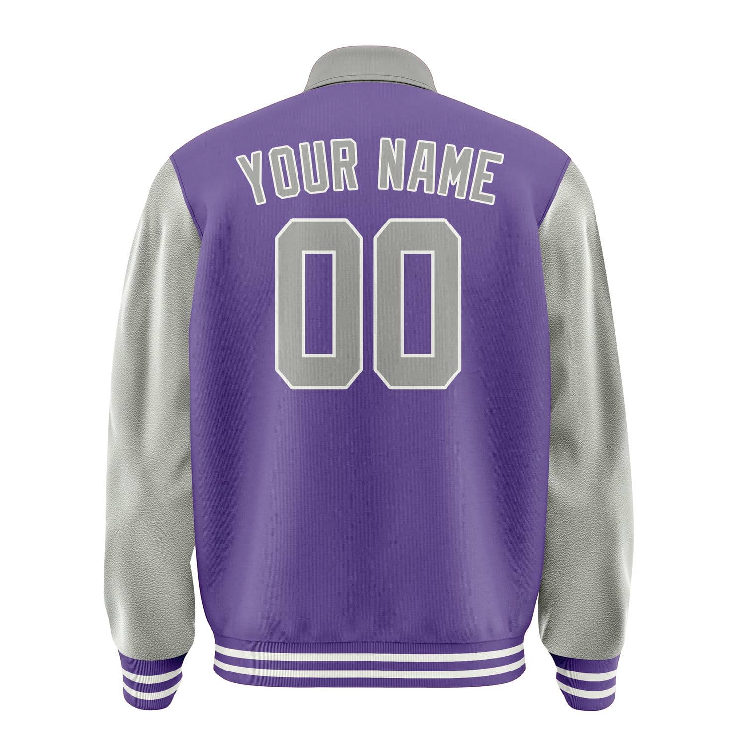 Custom Light Purple Gray Jacket