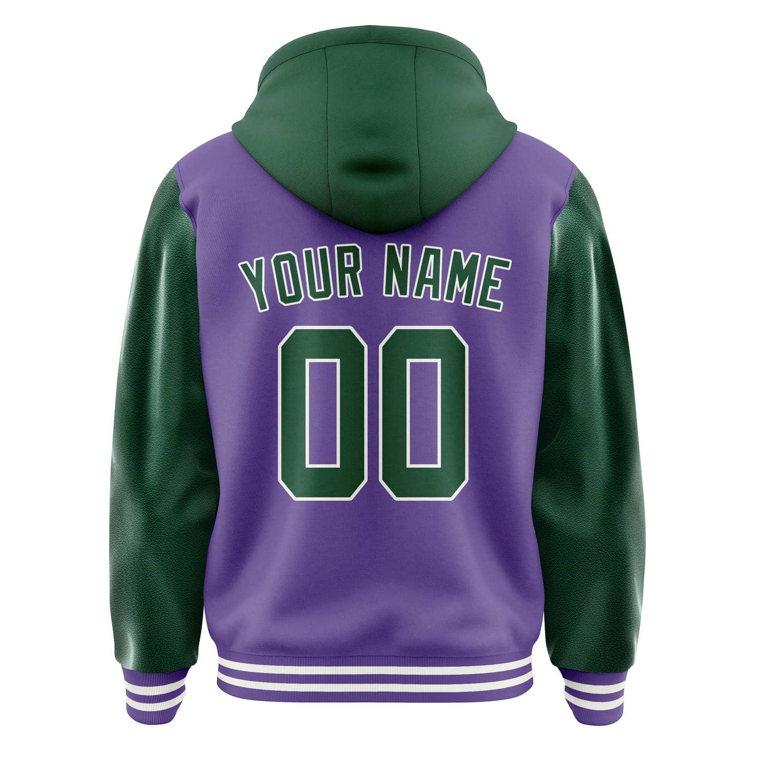 Custom Light Purple Green Jacket