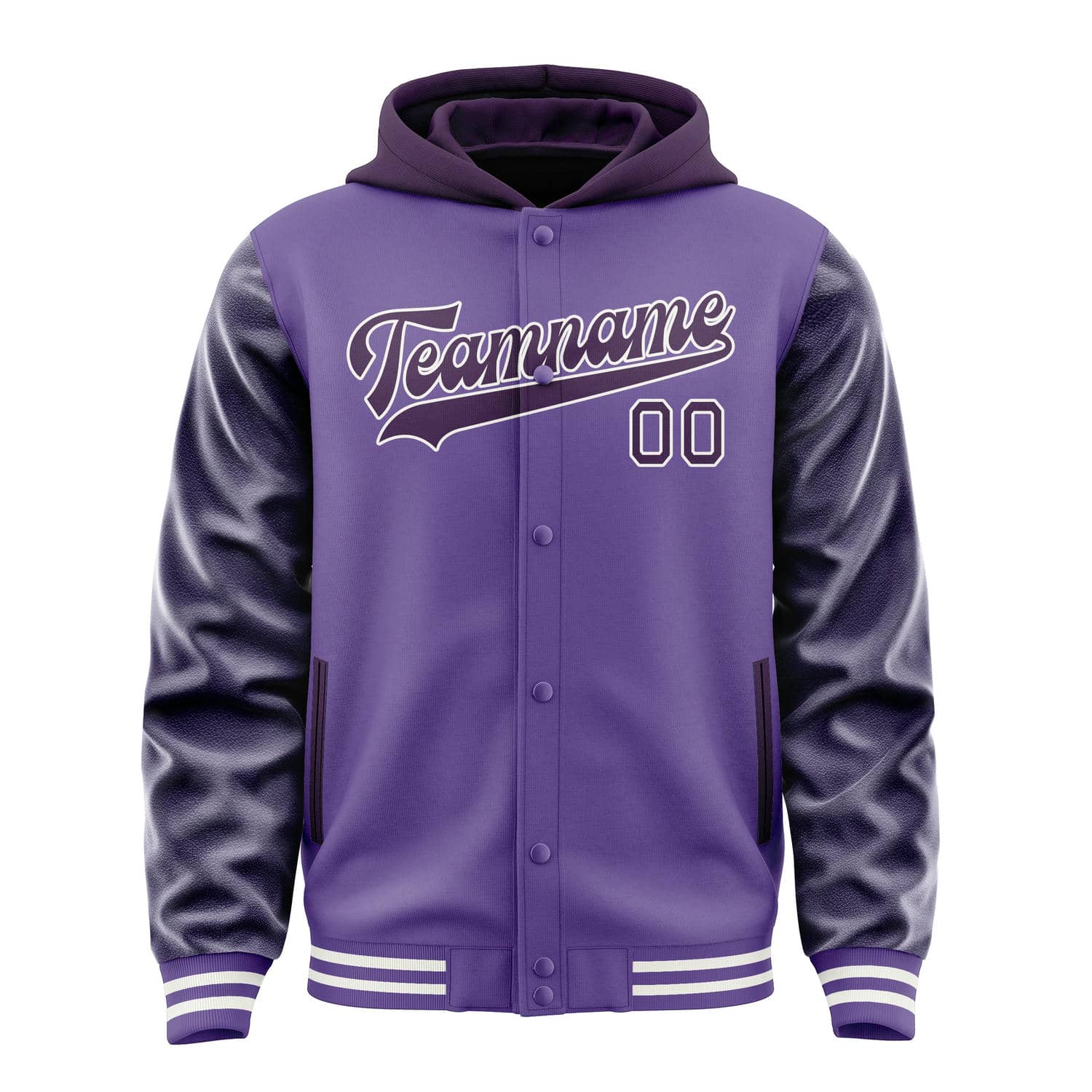 Custom Light Purple Purple Jacket