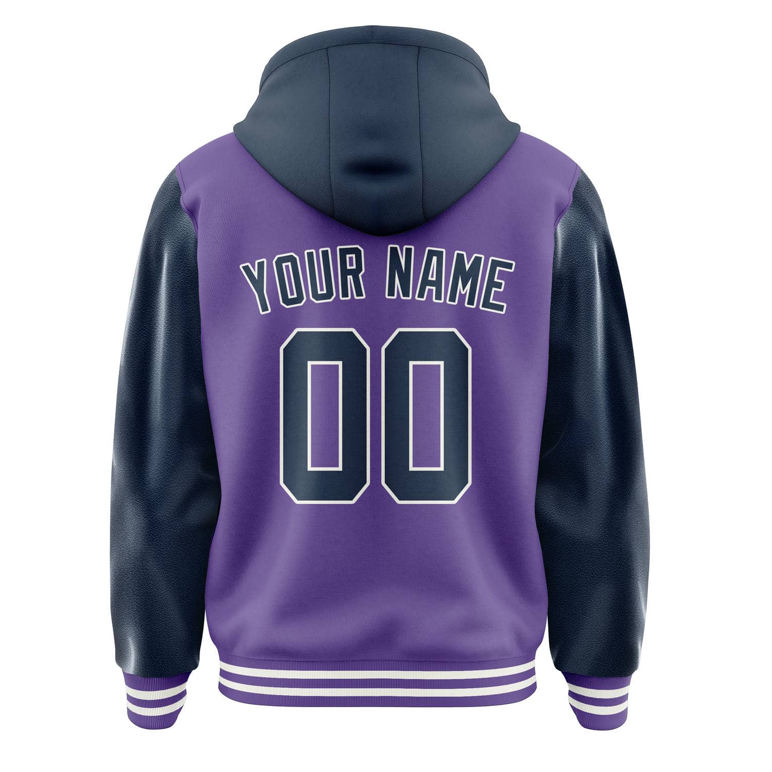 Custom Light Purple Blue Jacket