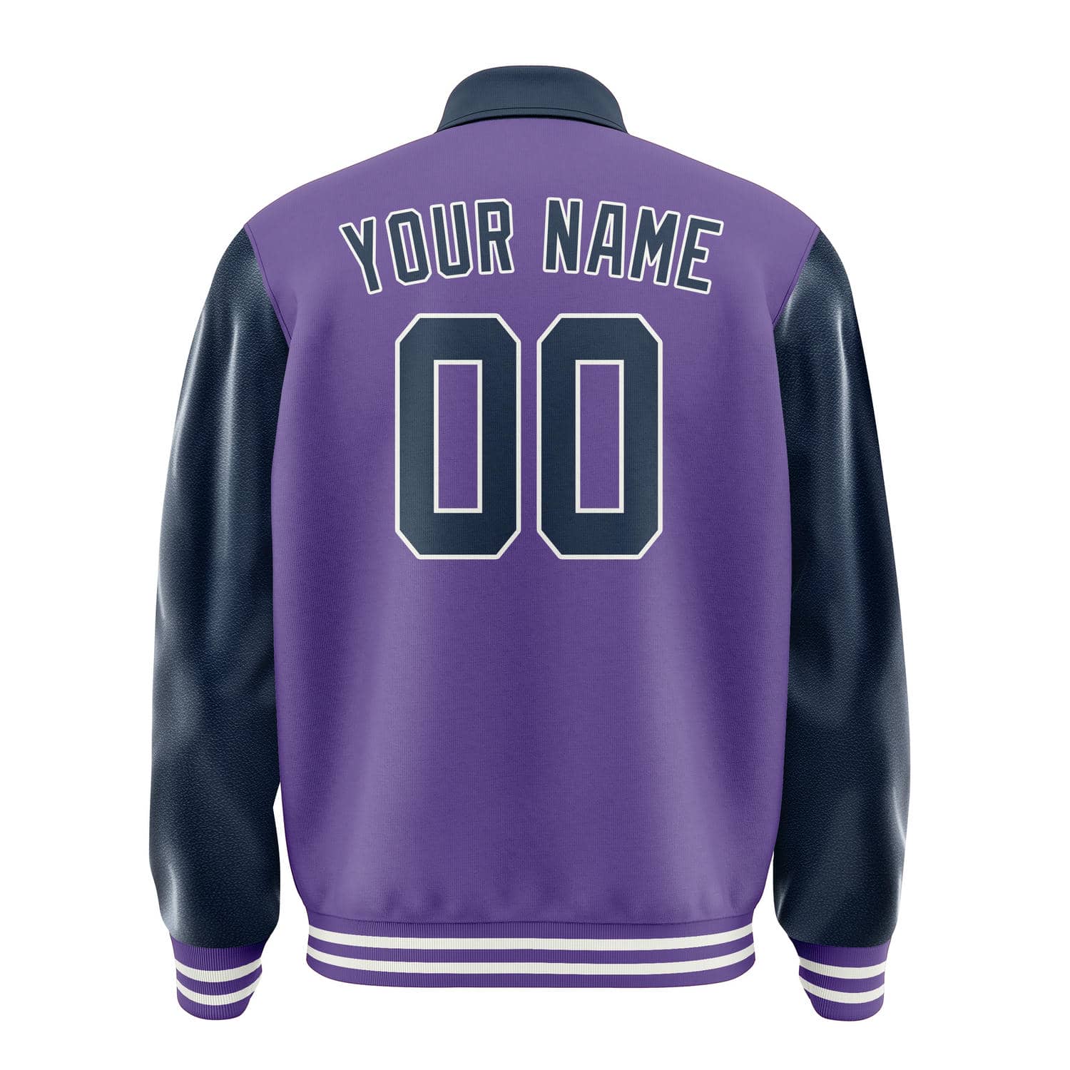 Custom Light Purple Blue Jacket