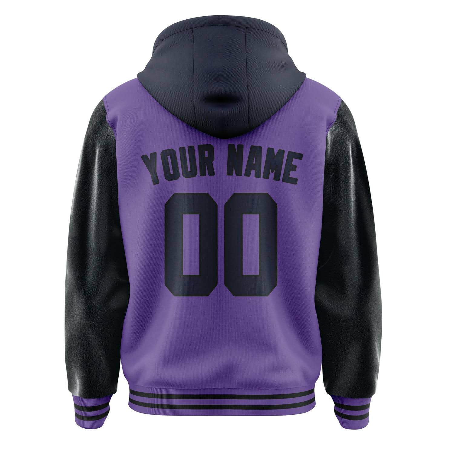 Custom Light Purple Navy Jacket