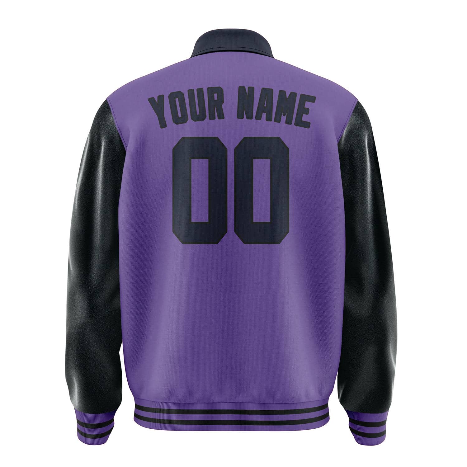 Custom Light Purple Navy Jacket