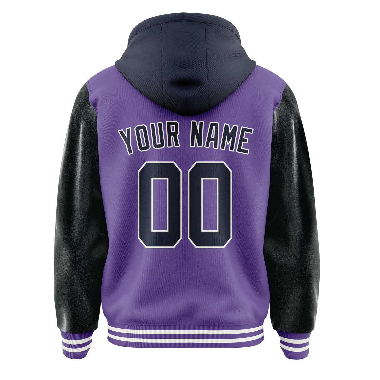 Custom Light Purple Navy Jacket