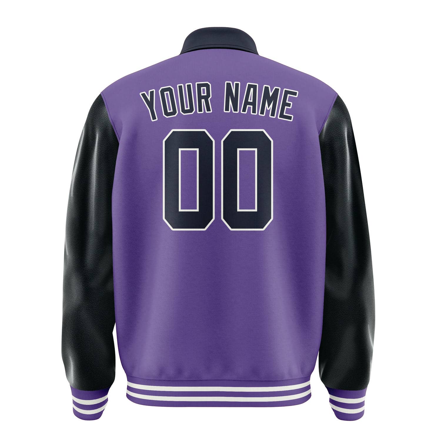 Custom Light Purple Navy Jacket