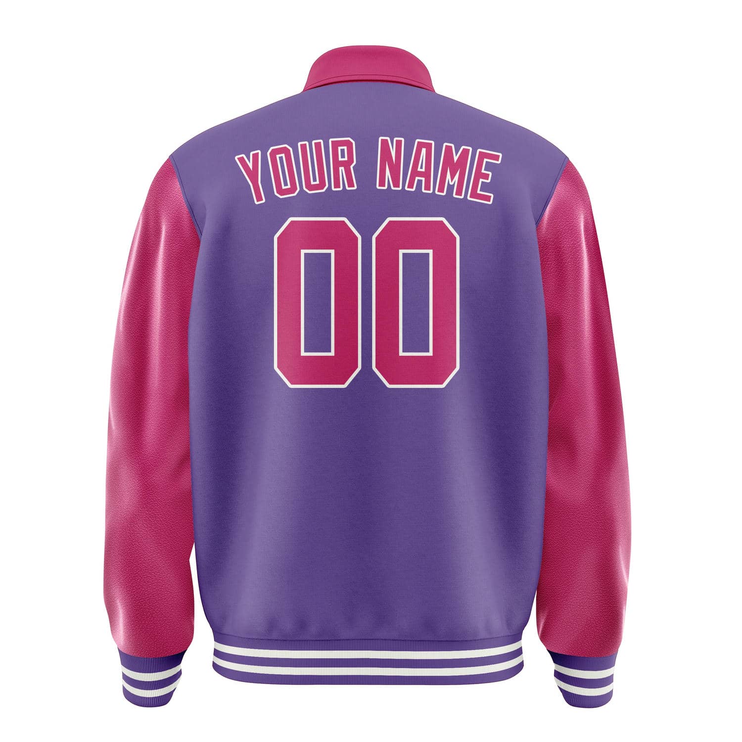Custom Light Purple Pink Jacket