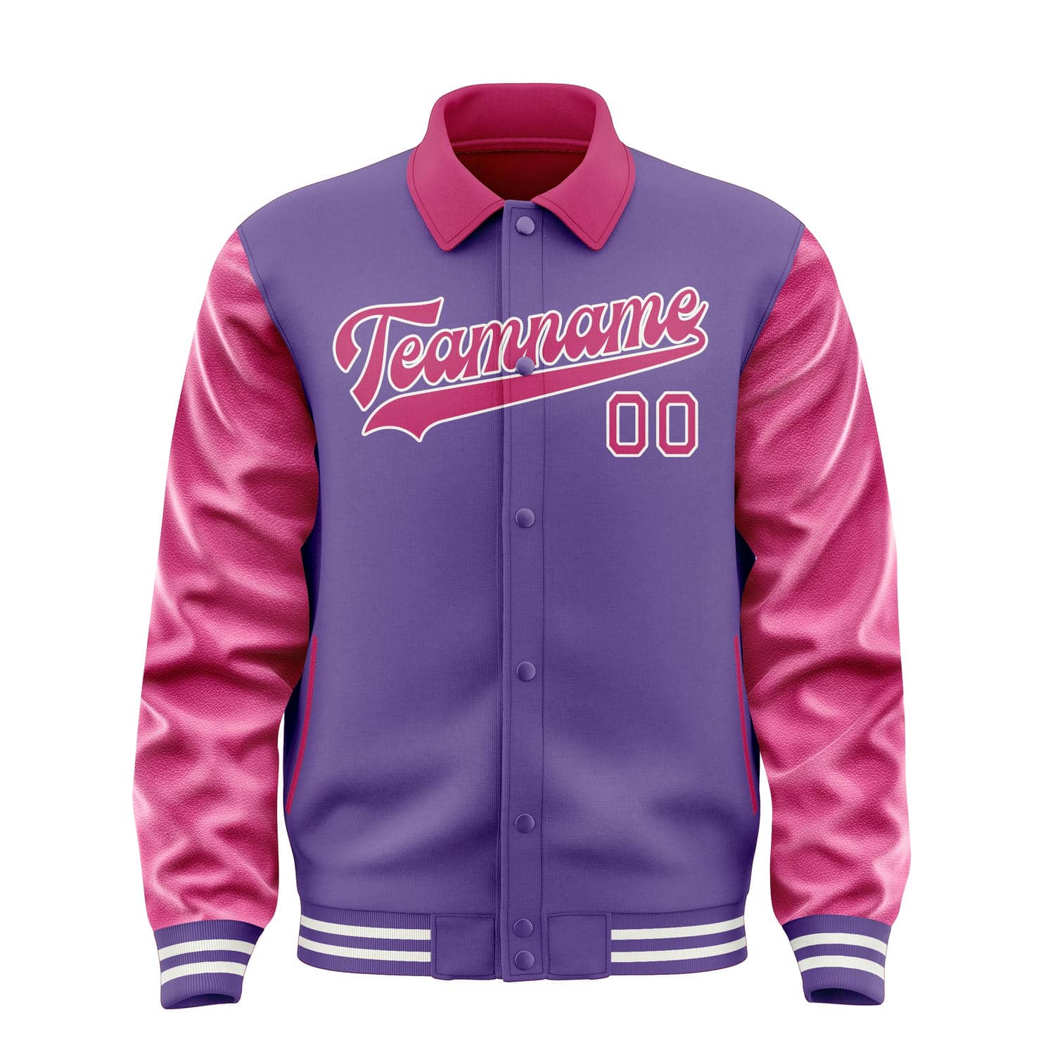 Custom Light Purple Pink Jacket