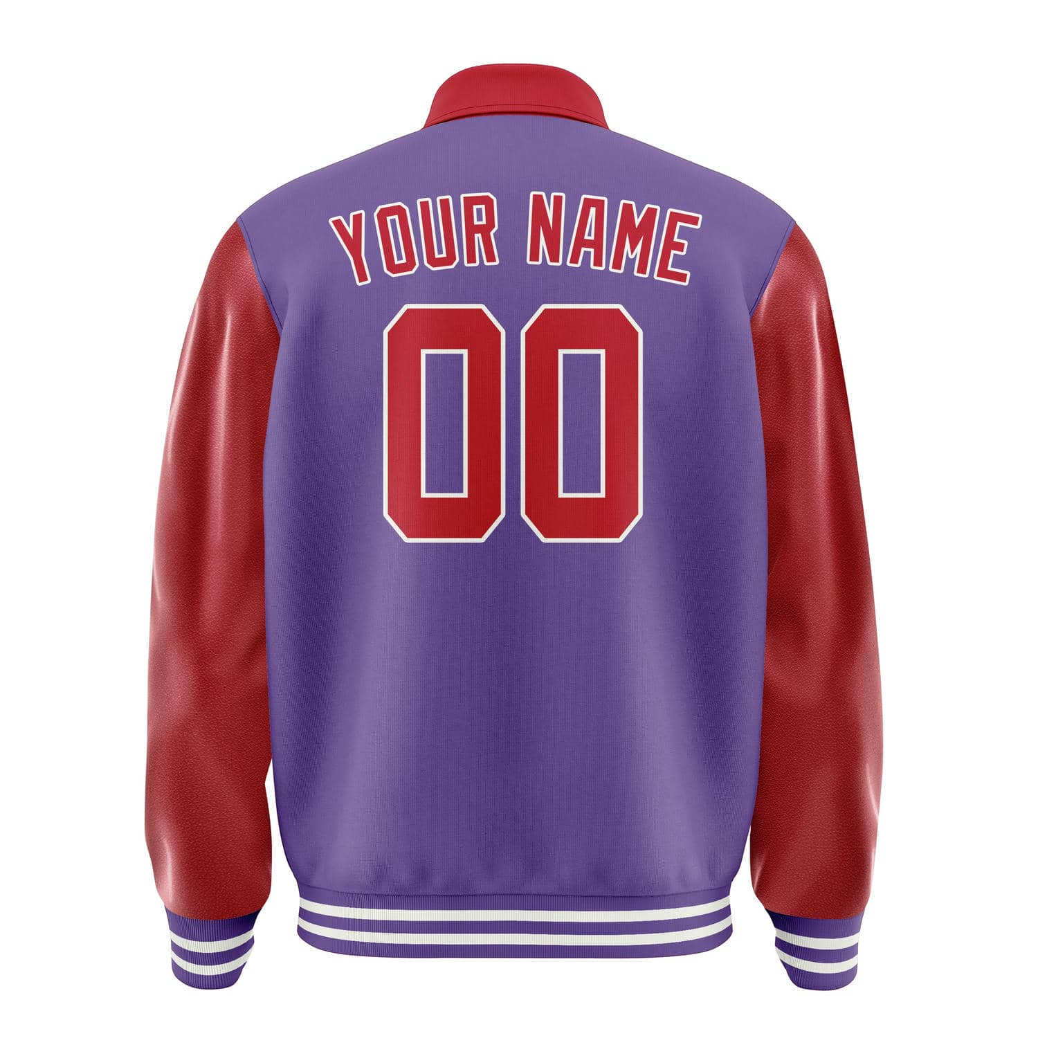 Custom Light Purple Red Jacket
