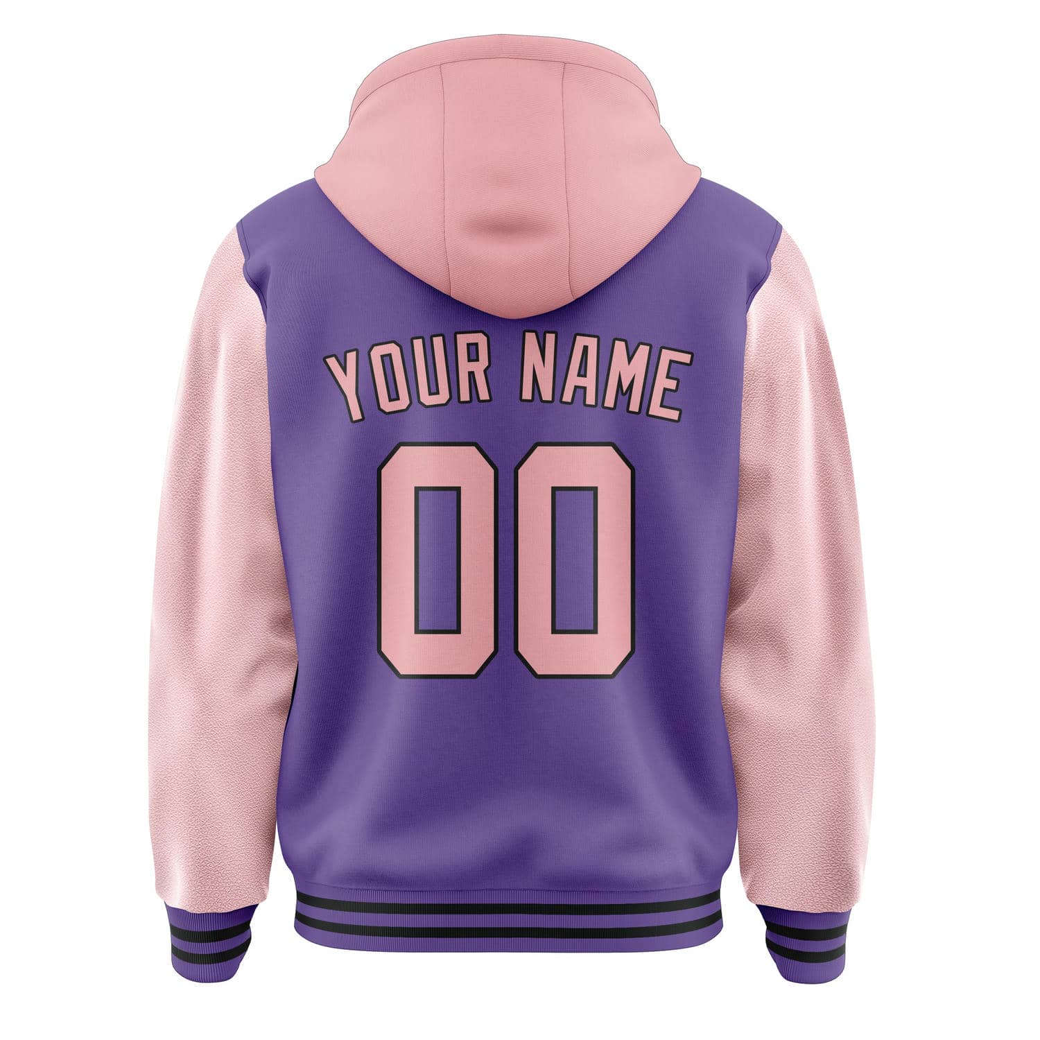 Custom Light Purple Light Pink Jacket