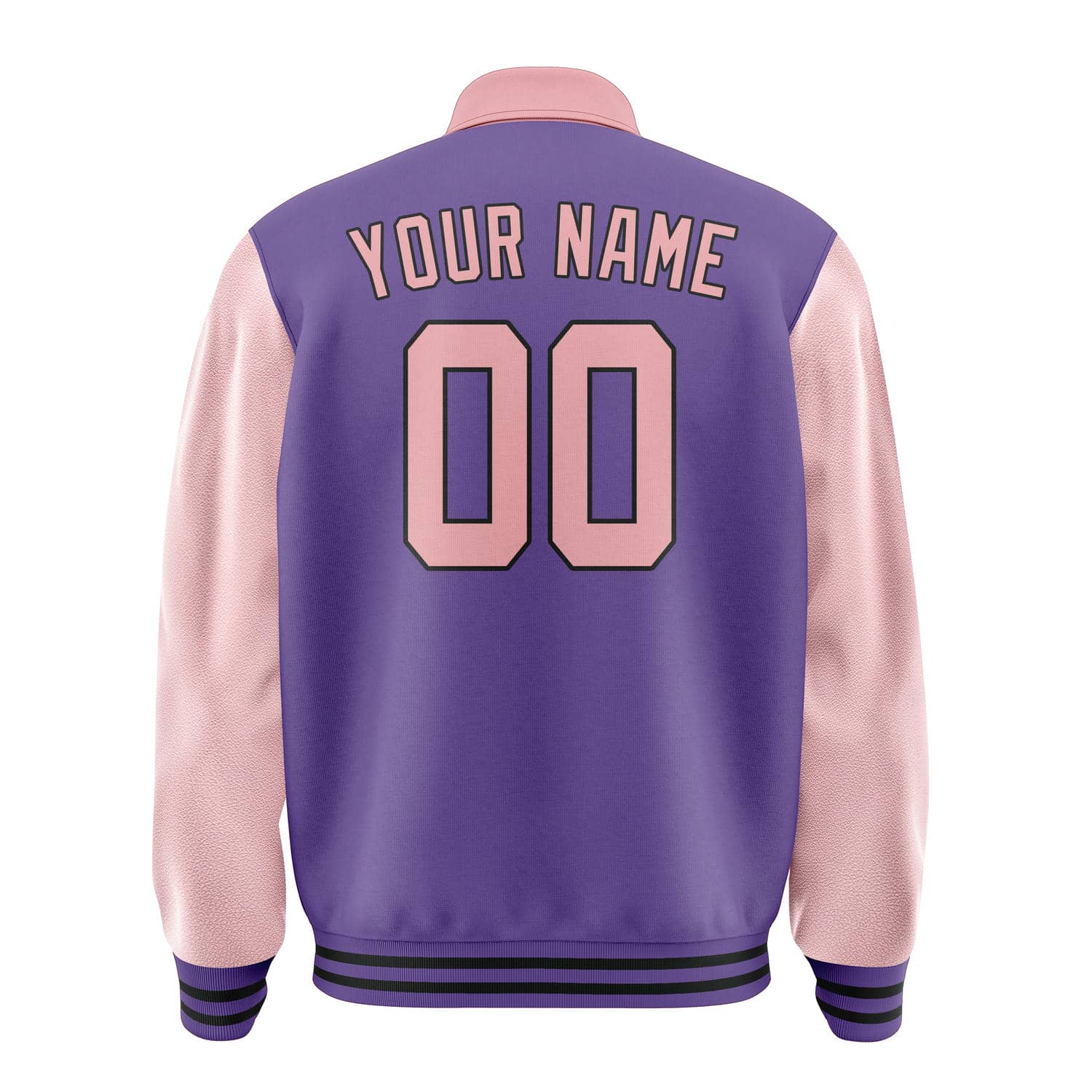 Custom Light Purple Light Pink Jacket