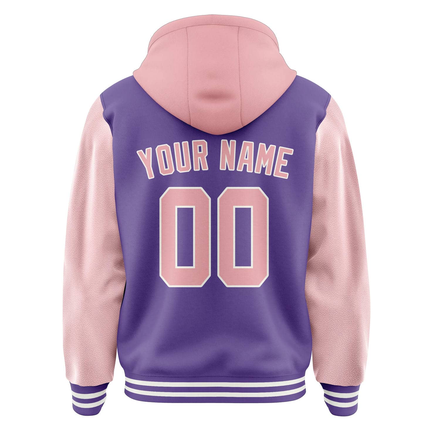 Custom Light Purple Light Pink Jacket