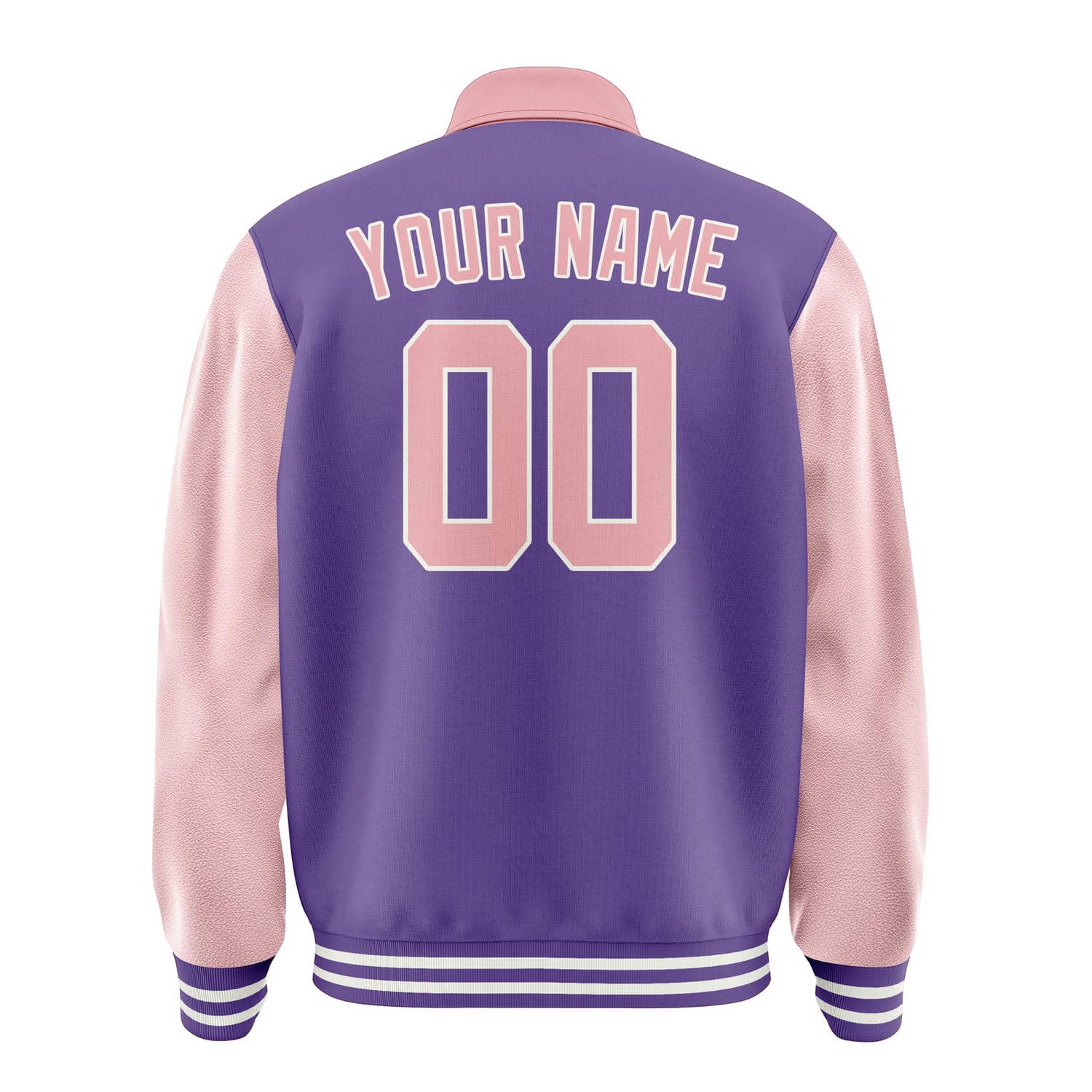 Custom Light Purple Light Pink Jacket