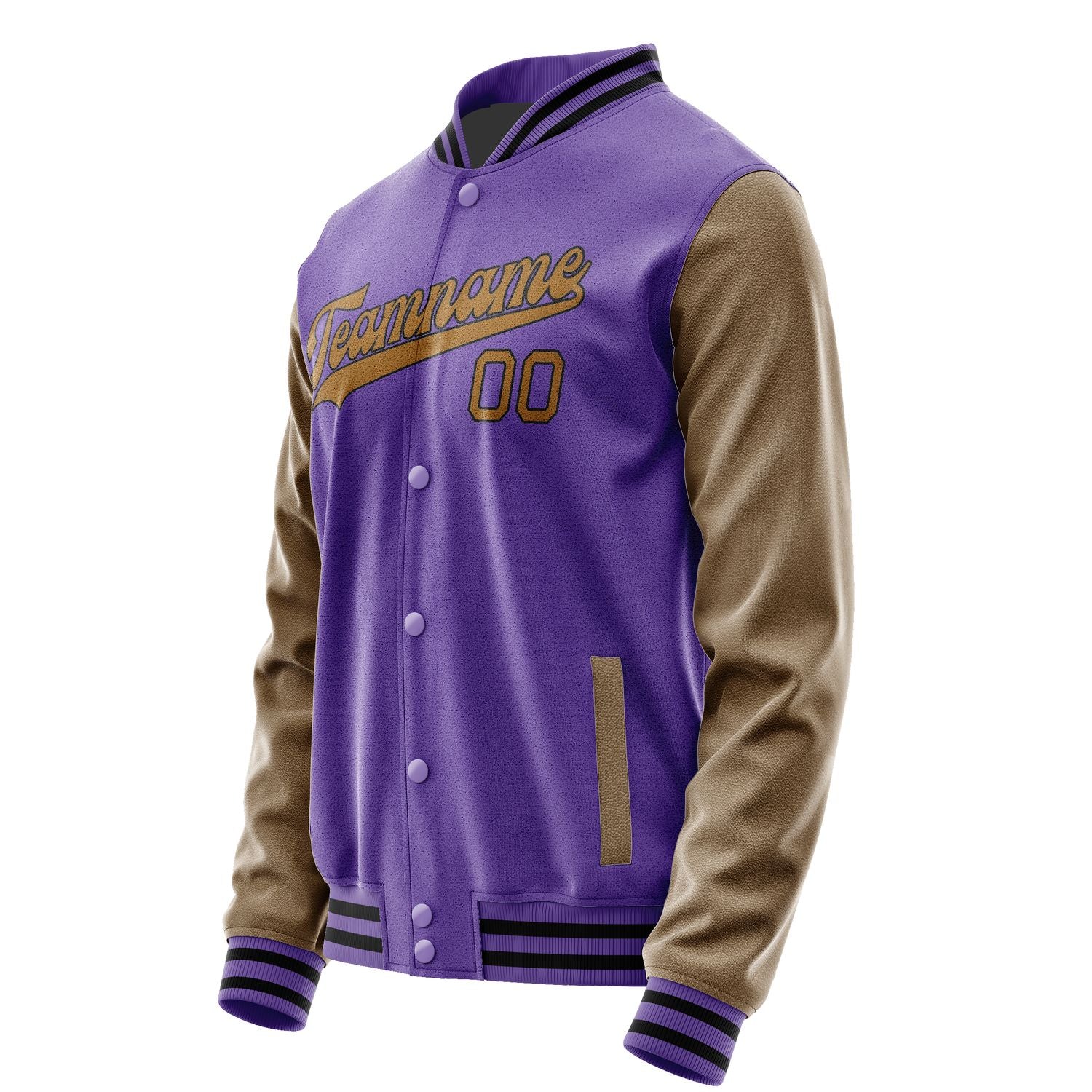 Custom Light Purple Khaki Jacket JA2323222317B31722