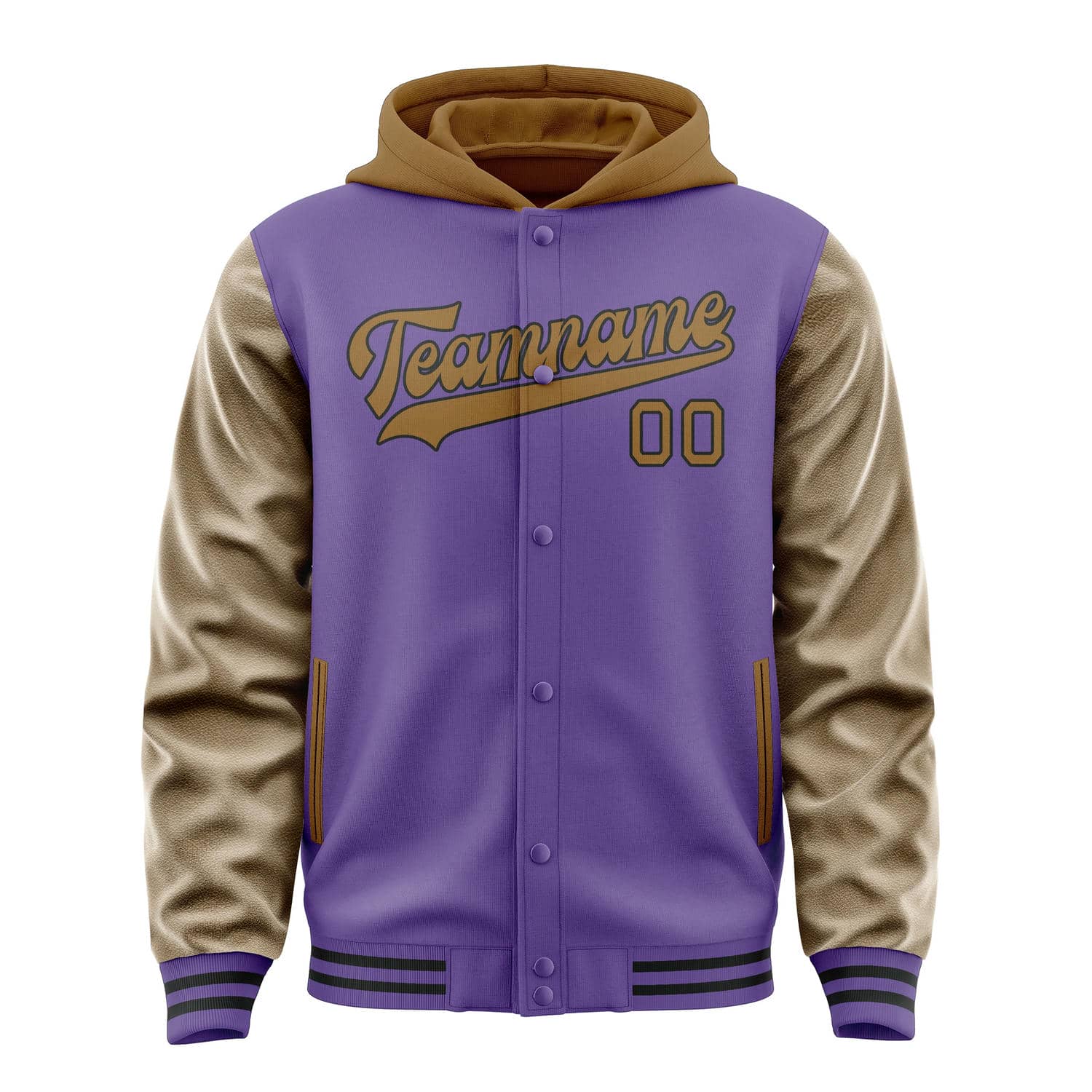 Custom Light Purple Khaki Jacket