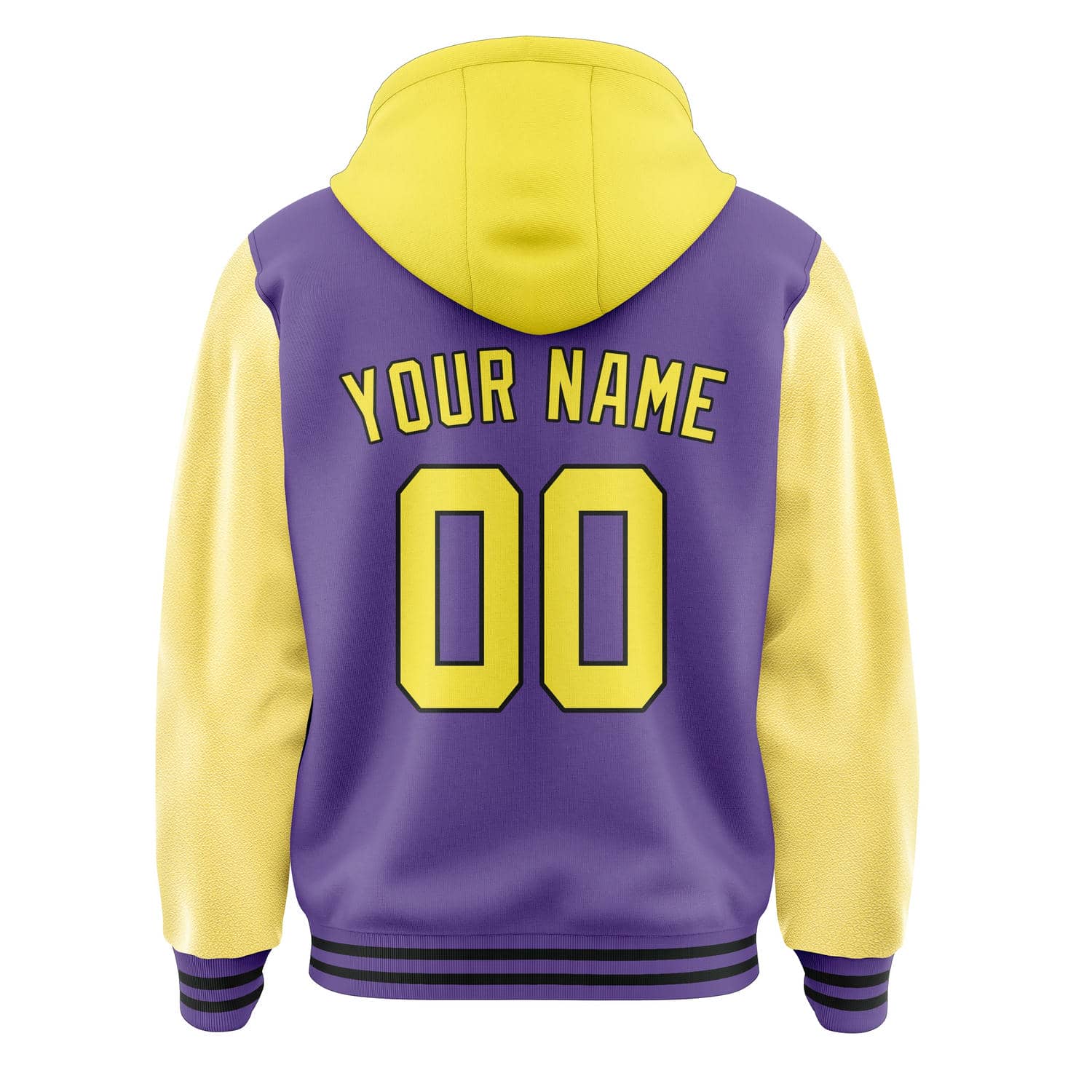 Custom Light Purple Light Yellow Jacket