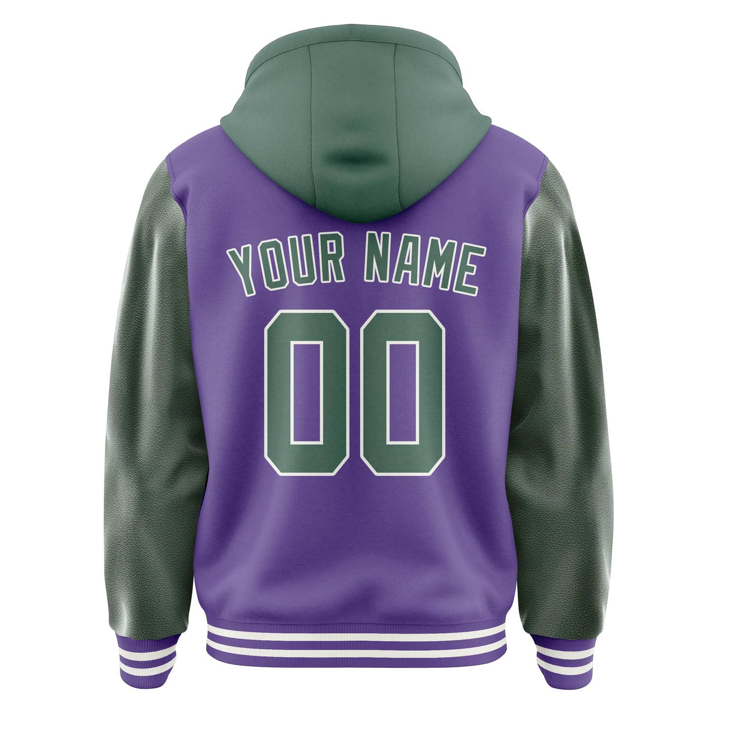 Custom Light Purple Blue Green Jacket